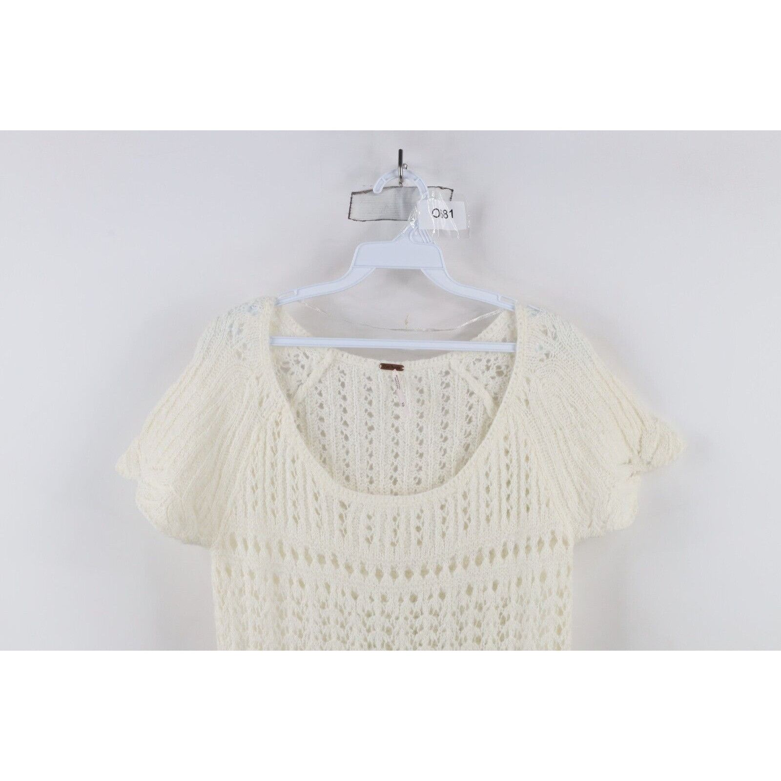Free People Free People Snowbells Crochet Knit Tunic Cover Up Dress Size M / US 6-8 / IT 42-44 - 2 Thumbnail