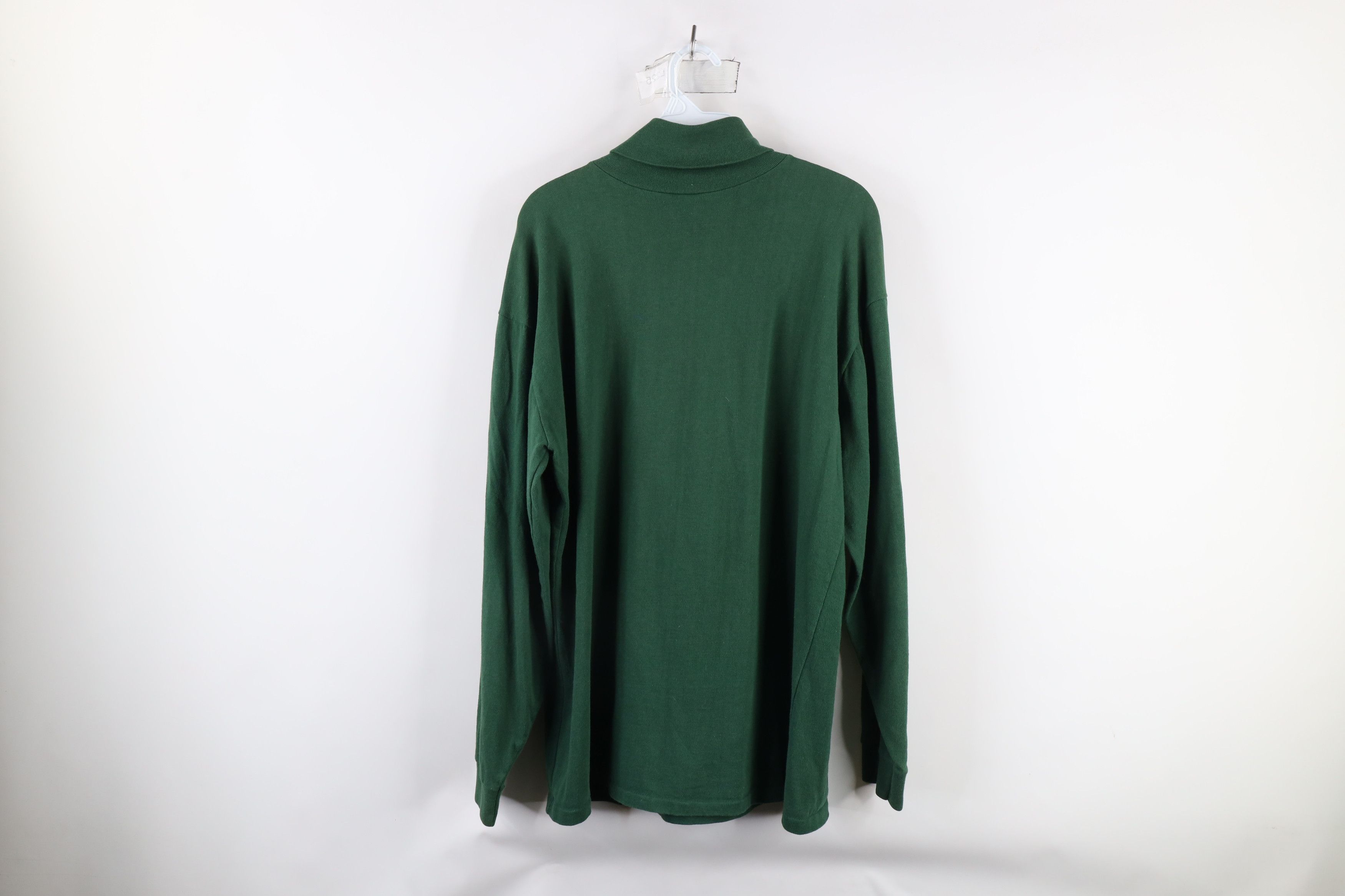 Vintage Vintage 90s Packers Football Turtleneck T-Shirt Green USA Size US L / EU 52-54 / 3 - 9 Thumbnail