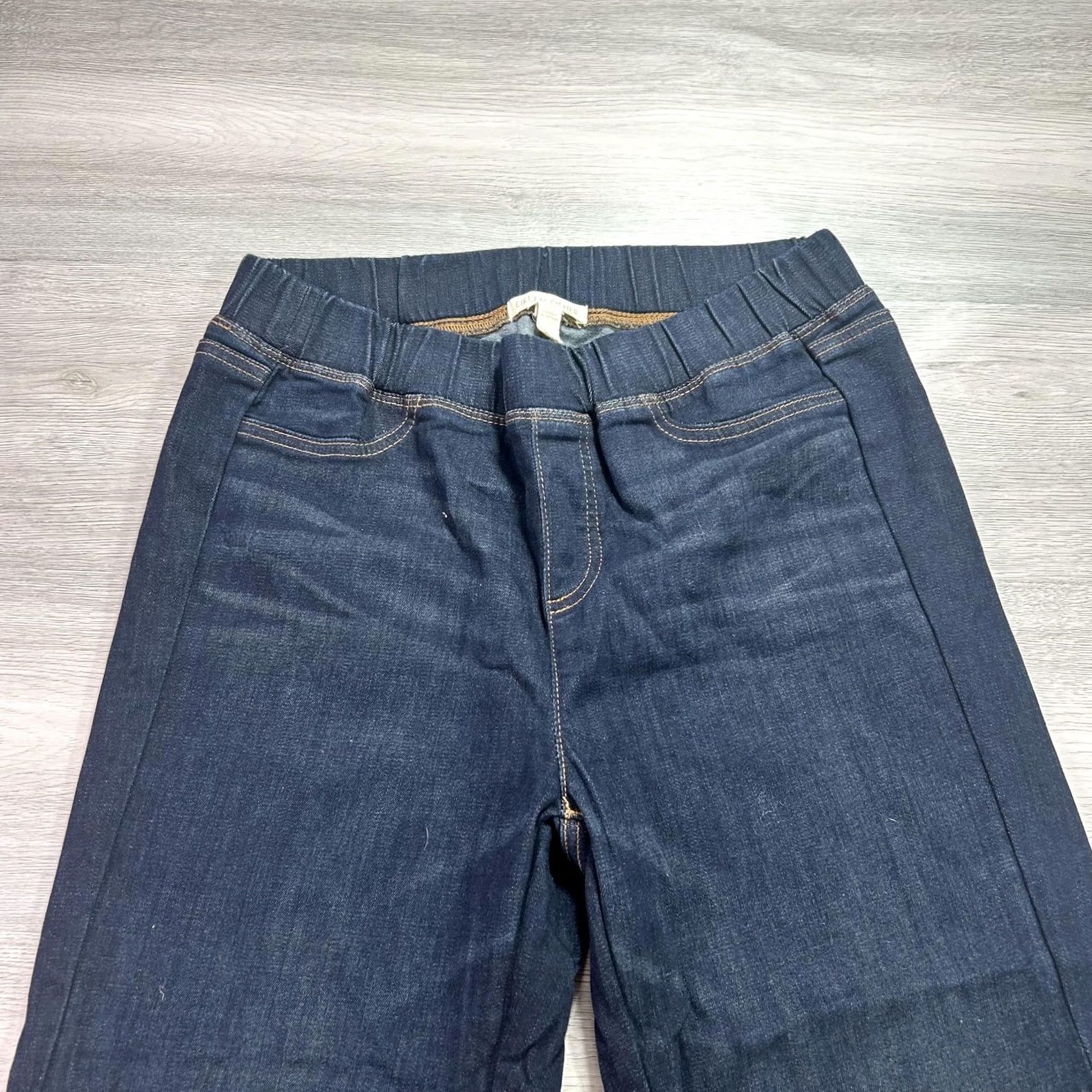 Eileen Fisher VINTAGE? No. Eileen Fisher Pants Womens XS Dark Wash Wide Leg Organic Cotton Denim High Rise Size 26" / US 2 / IT 38 - 3 Thumbnail