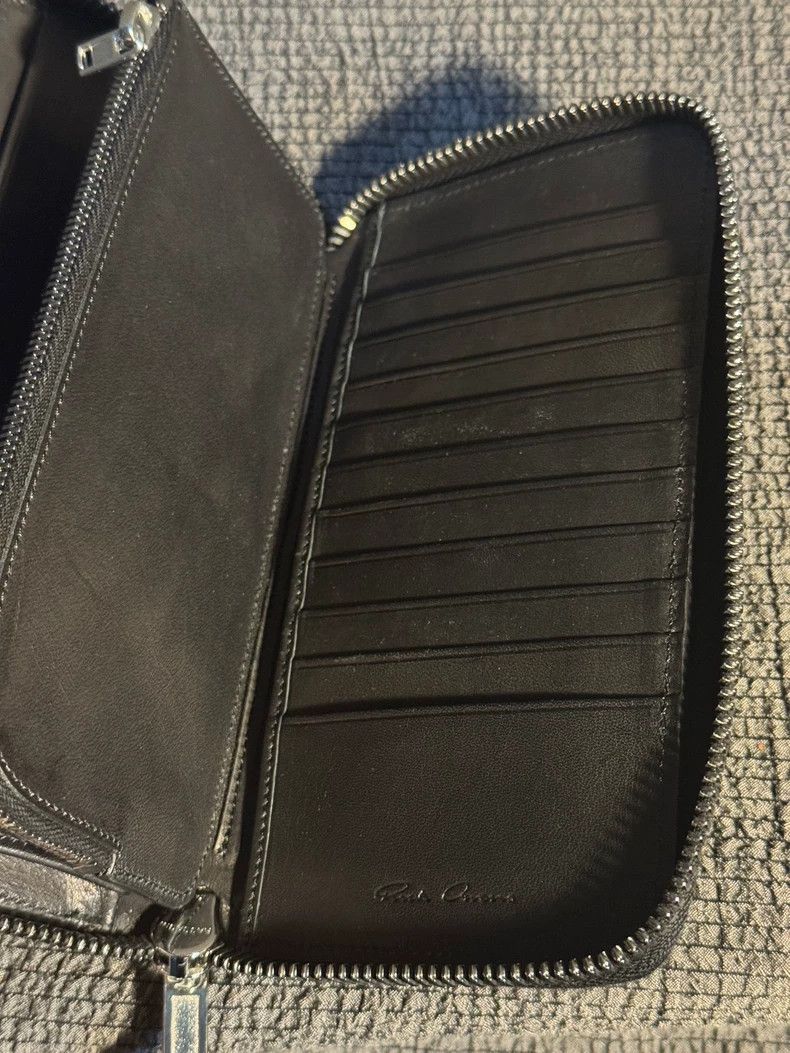 Rick Owens Rick Owens 17 FW mainline classic cowhide wallet card bag Size ONE SIZE - 8 Thumbnail