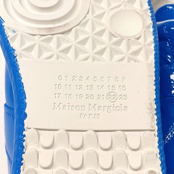 Maison Margiela Maison Margiela Blue Patent "The Replica" Low Sneakers -EU37 Size US 7 / IT 37 - 16 Thumbnail