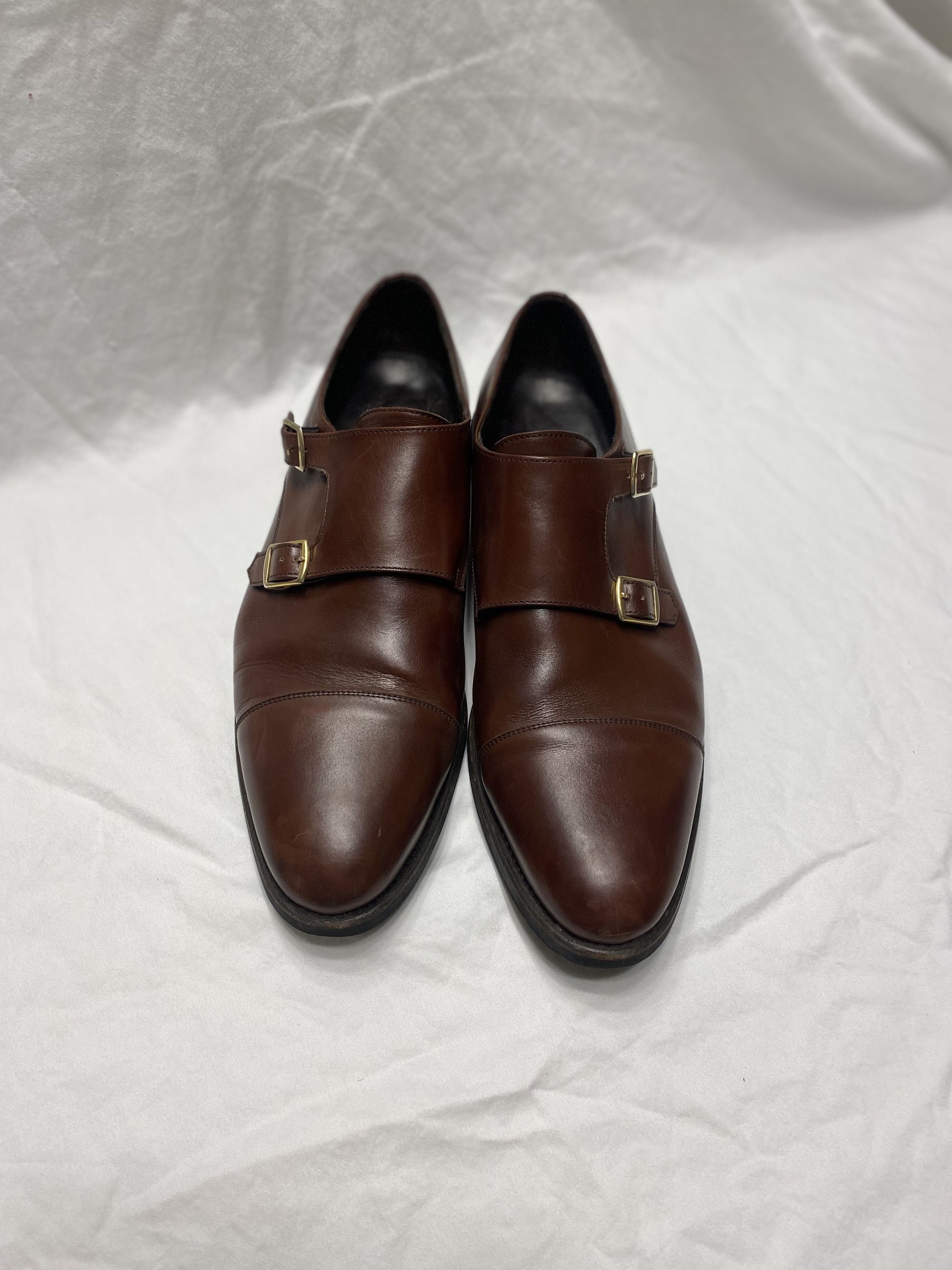 Other Spanish Leather Double Monk Strap Formal Shoe Size US 10 / EU 43 - 2 Thumbnail