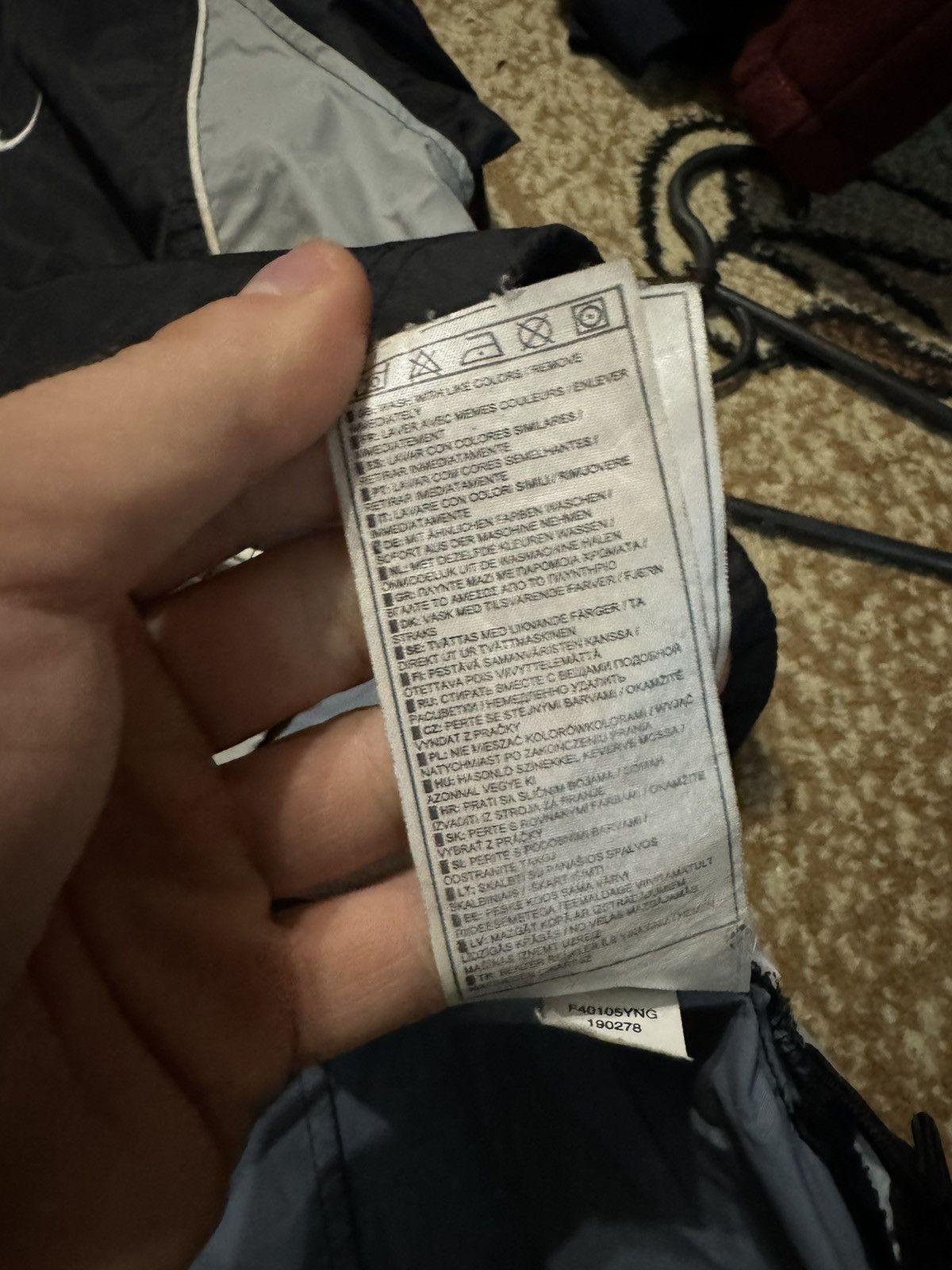 Nike × Vintage Vintage Nike Nylon Track Jacket 90’s Swoosh logo back Size US M / EU 48-50 / 2 - 12 Thumbnail