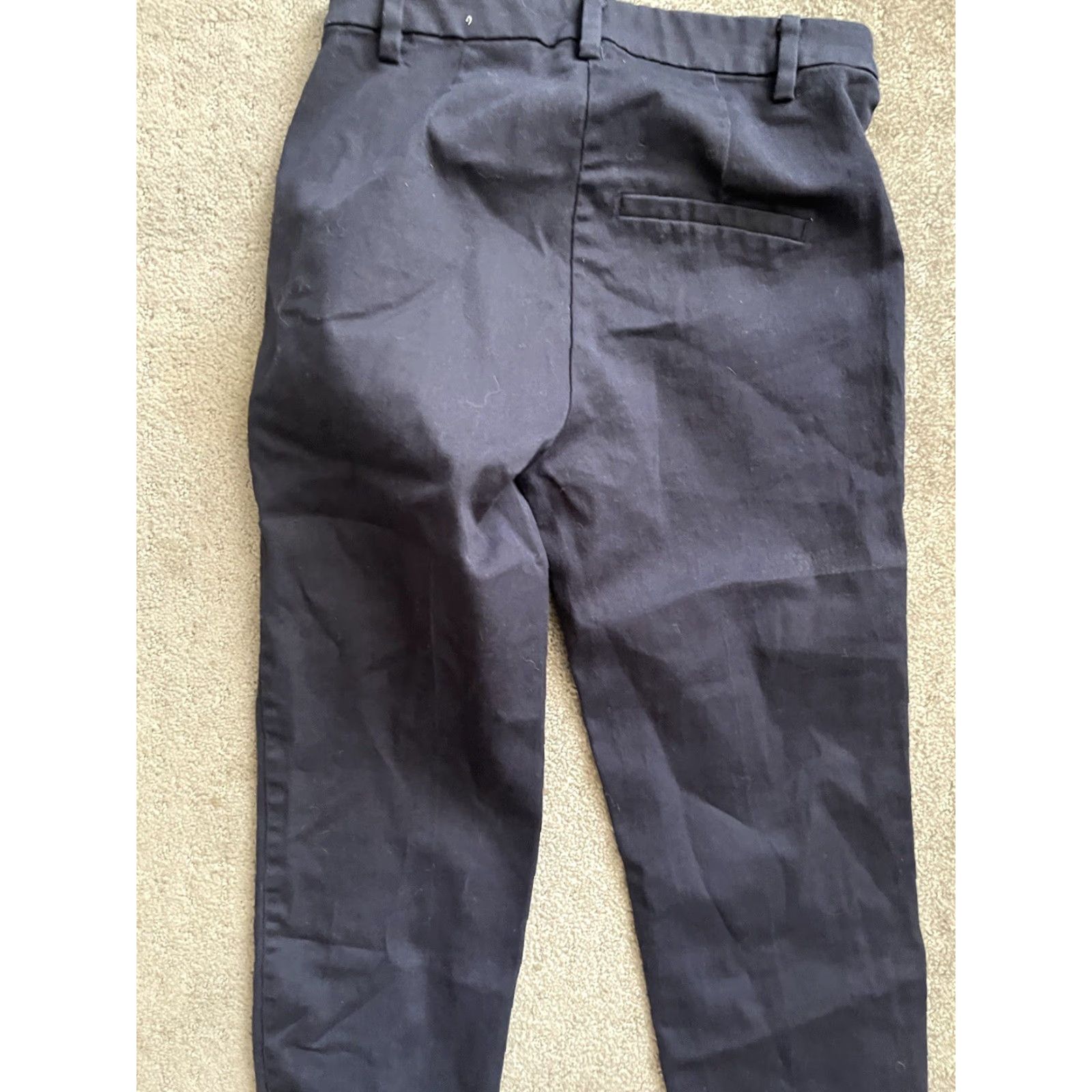 H&M H&M Dress Pants Women Size 2 Blue Pull-On Side Zip Ankle Workwear Business Casual Womens Size 26" / US 2 / IT 38 - 4 Thumbnail