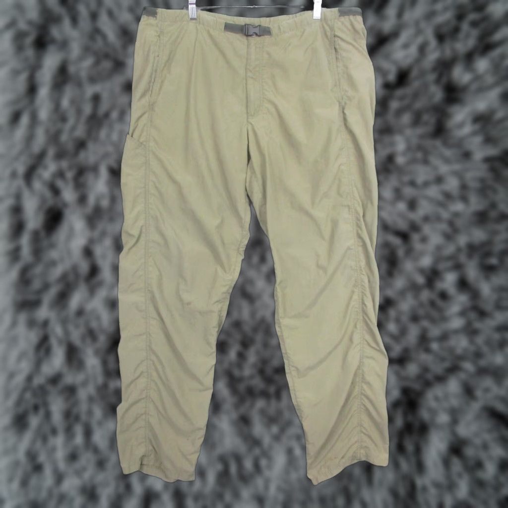 Patagonia Patagonia Pants Mens XL Green Nylon Hiking Adjustable Waist Belted Pocket Straight Leg Khaki Outdoor Travel Casual Activewear Size US 36 / EU 52 - 1 Thumbnail