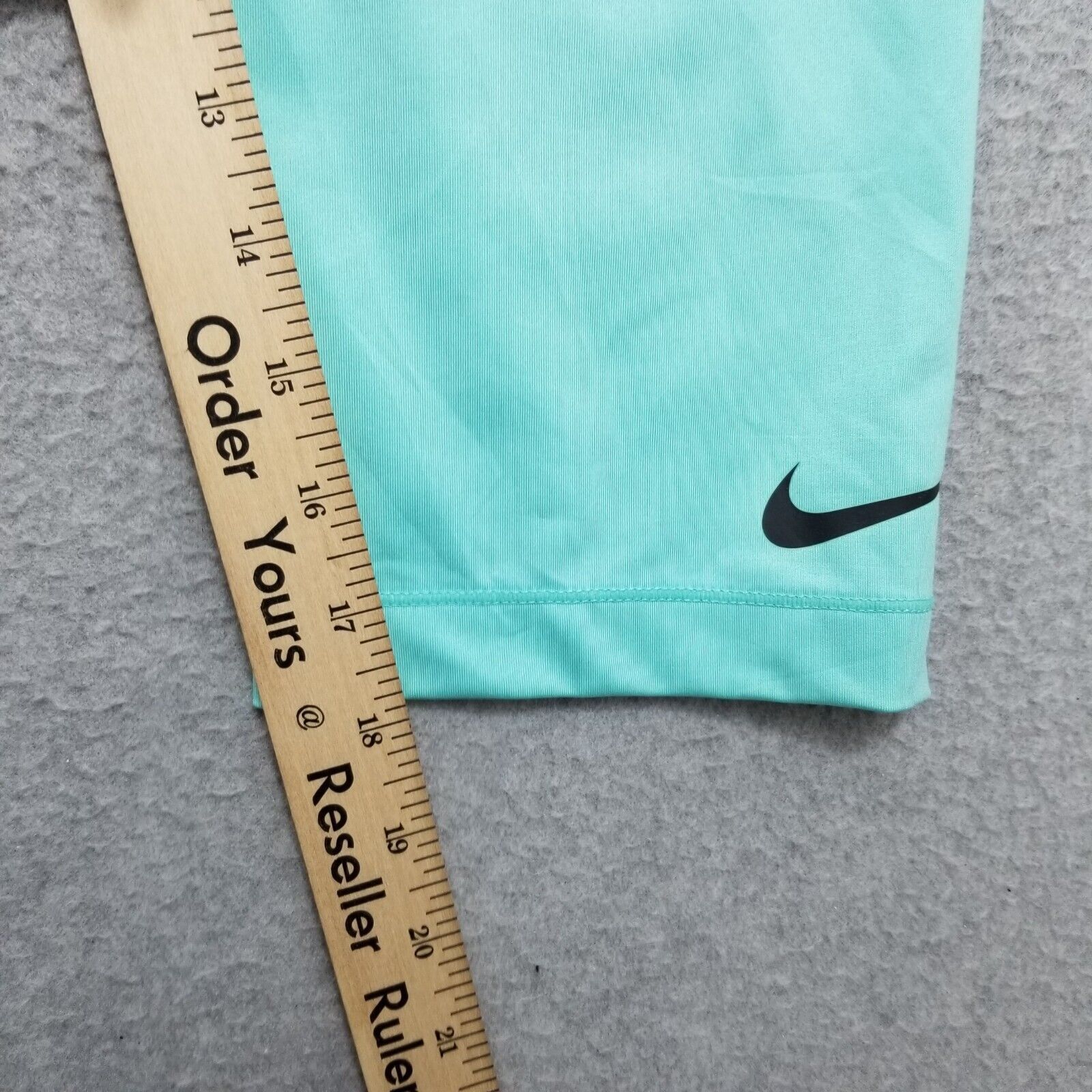 Nike Nike Pro Sweatpants Womens Medium Green Elastic Dri Fit Cyan Size 24" / US 00 / IT 34 - 6 Thumbnail