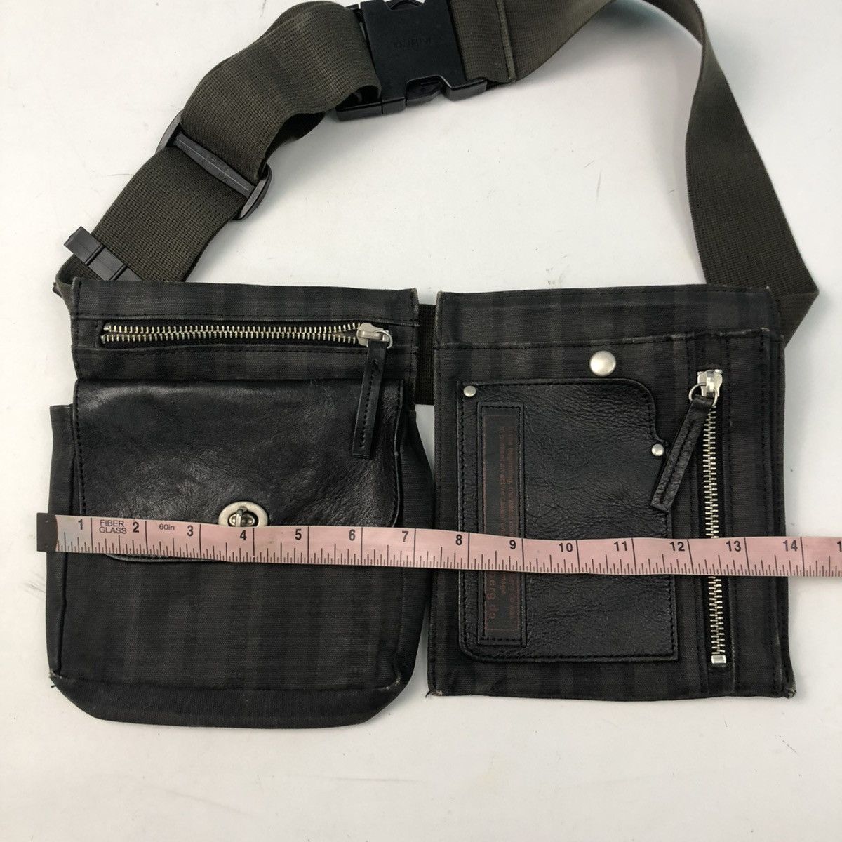 Other ‼️YES‼️ ART-BERG DO CANVAS LEATHER RARE WAIST BAG Size ONE SIZE - 11 Thumbnail