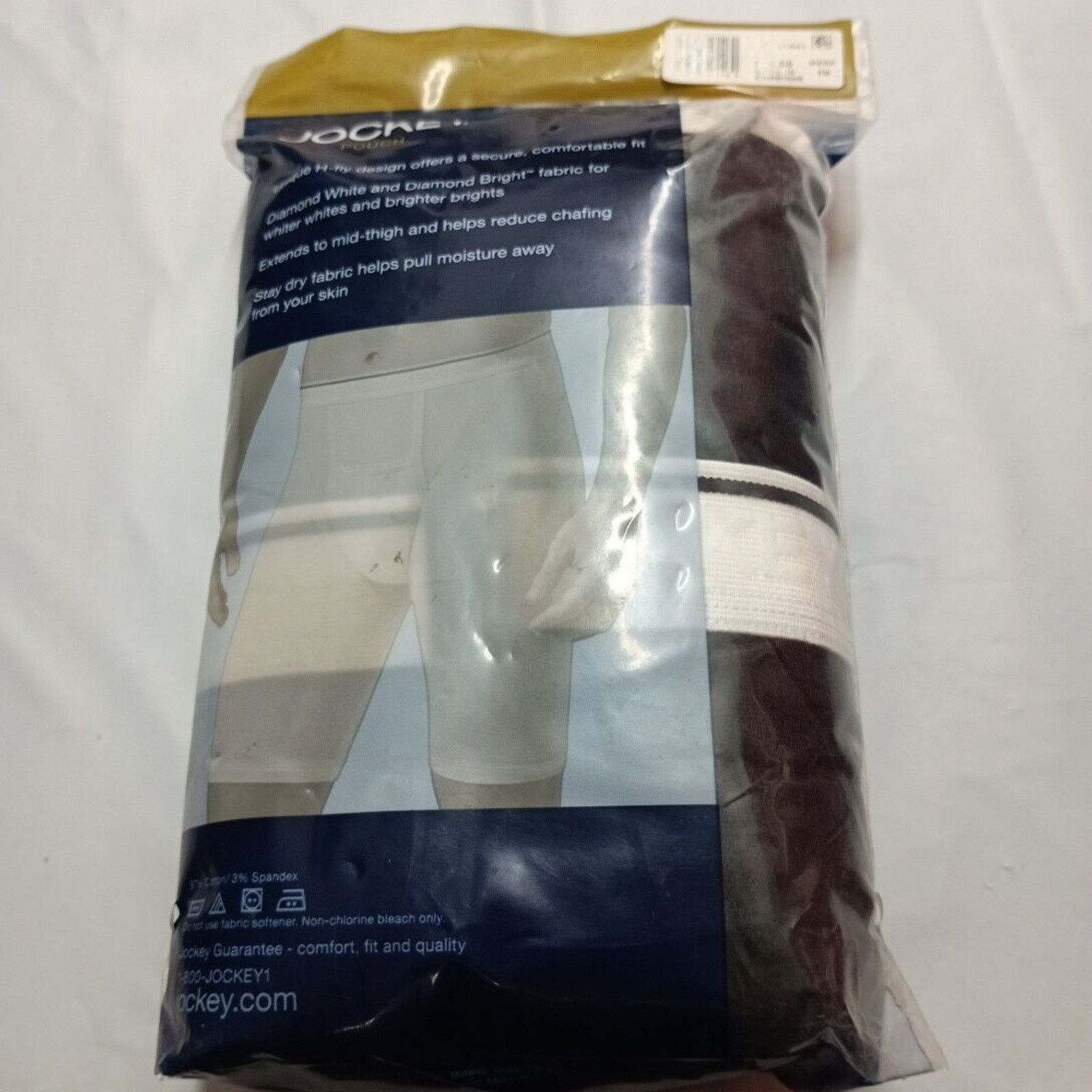Jockey Jockey Mens Pouch 2 Midway Briefs H Fly Sz 2XL Classic Black Size 44 - 3 Thumbnail