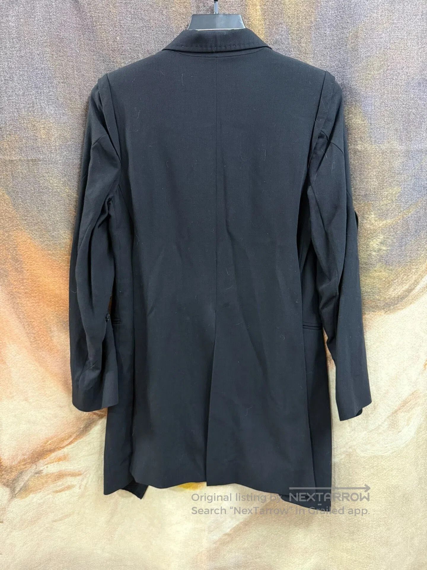 Ann Demeulemeester elegant black embroidered tailcoat jacket. Size US XS / EU 42 / 0 - 5 Thumbnail