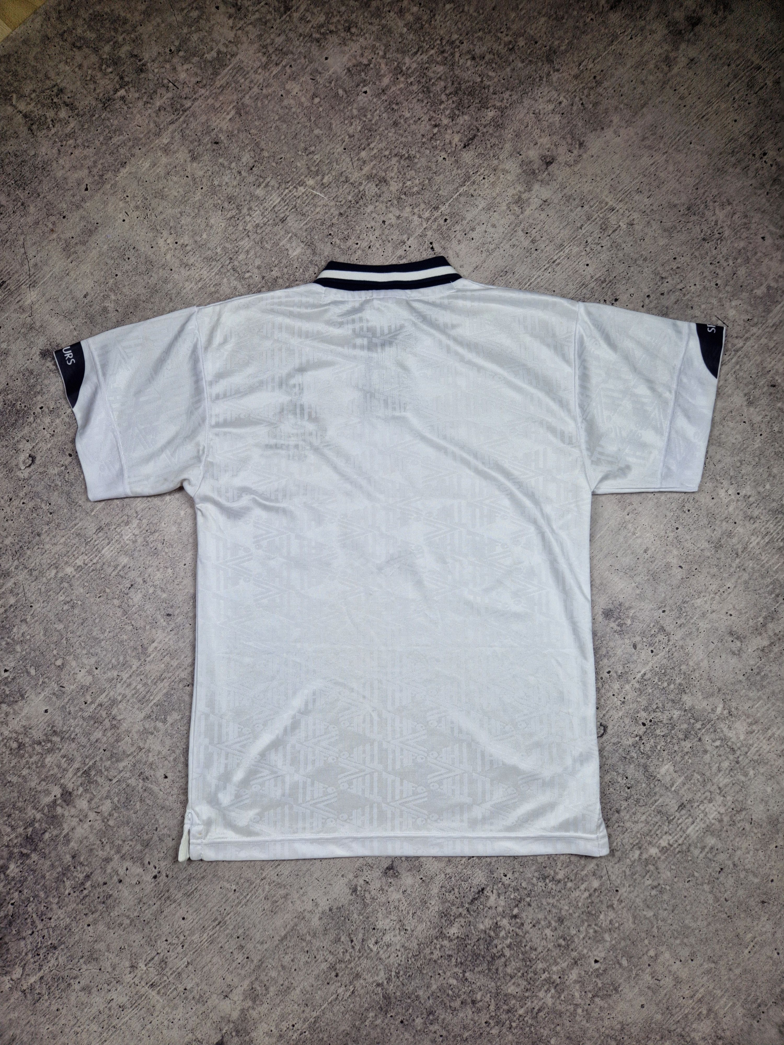 Umbro Tottenham Hotspur 1991-1993 home football jersey Score Draw Size US S / EU 44-46 / 1 - 2 Thumbnail