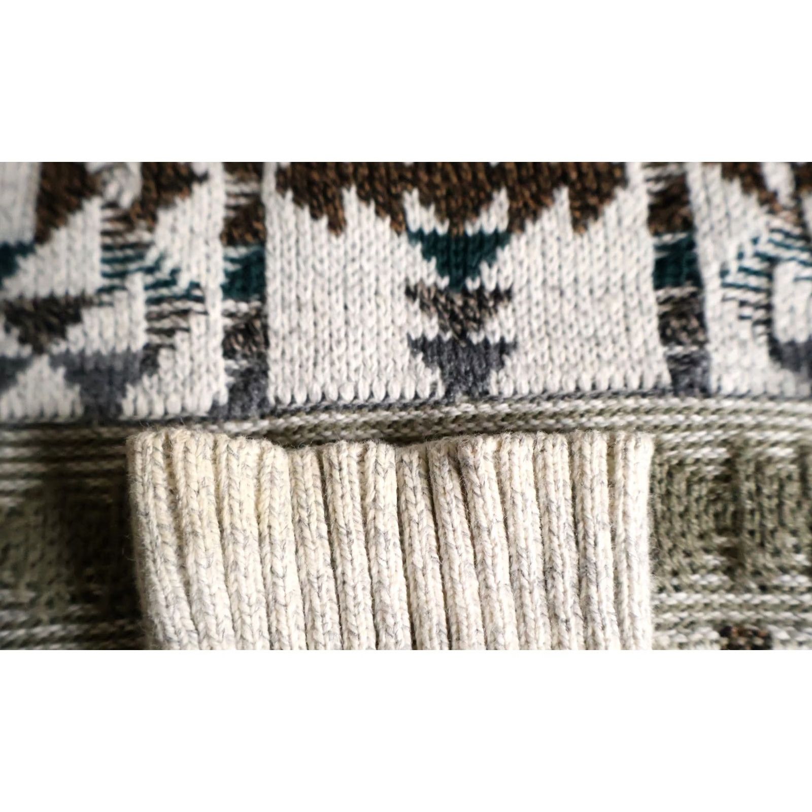 Vintage VINTAGE St. John's Bay Sweater Men's XL Gray Geometric Knit 90s Southwestern Aztec Size US XL / EU 56 / 4 - 5 Thumbnail