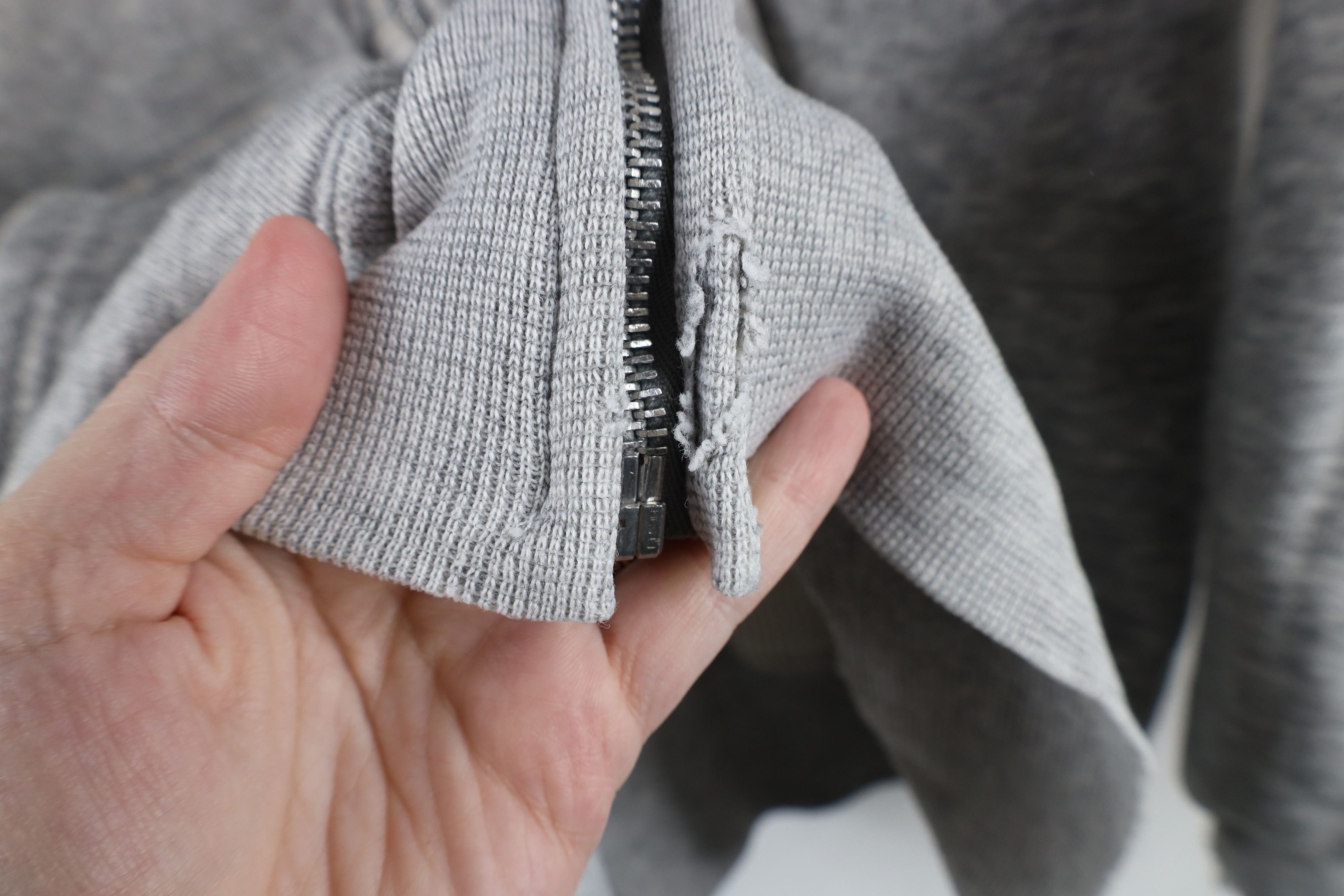 Vintage Vintage 70s Streetwear Waffle Knit Lined Triblend Hoodie USA Size US M / EU 48-50 / 2 - 9 Thumbnail