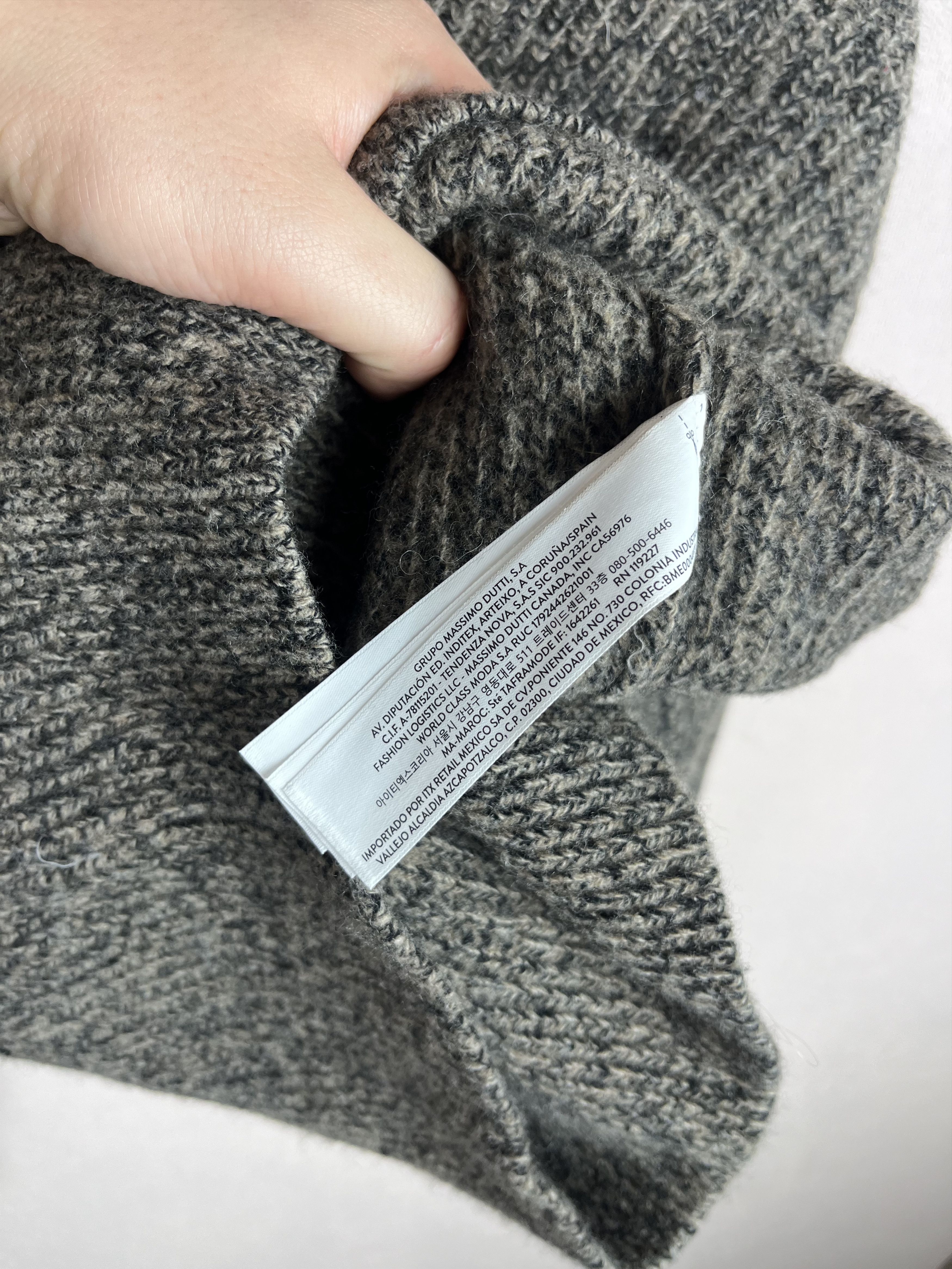 Massimo Dutti Massimo Dutti Sweater Wool Cashmere Long Sleeve Knit Pullove Size US L / EU 52-54 / 3 - 5 Thumbnail