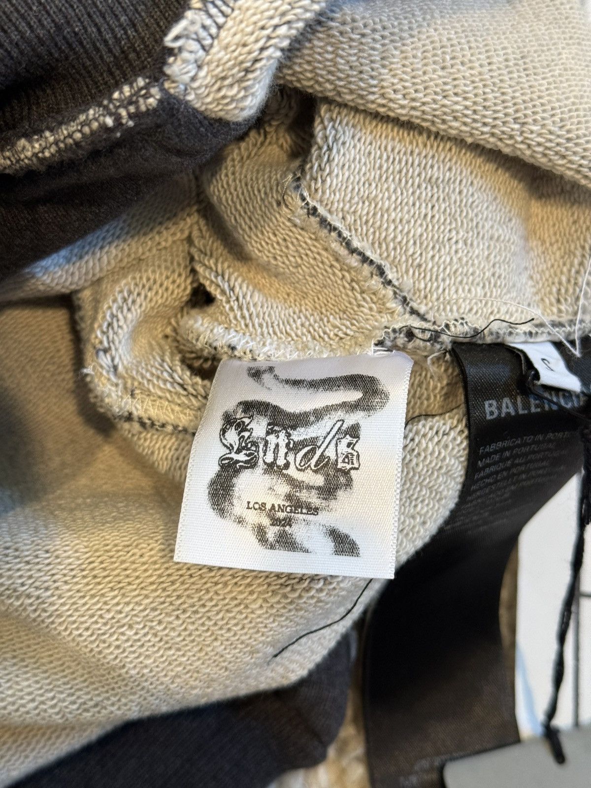 Balenciaga Balenciaga X HOWCOLE ends.rp CUSTOM TAPE HOODIE 1of1 Size US S / EU 44-46 / 1 - 12 Thumbnail