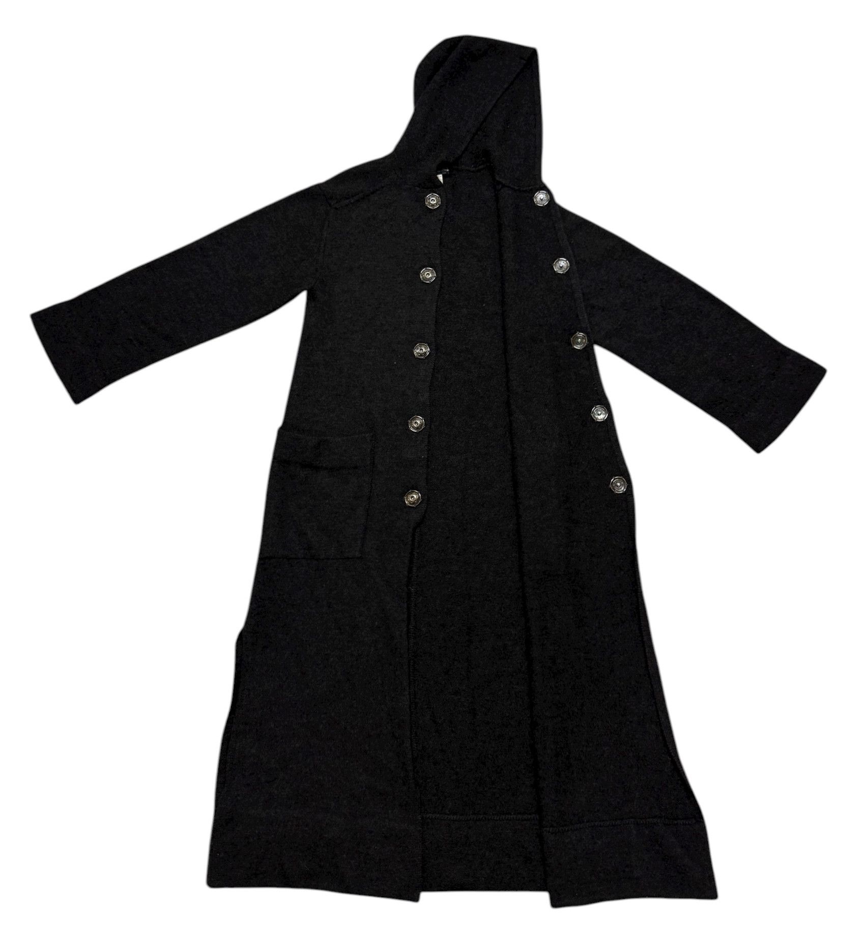 Yohji Yamamoto Yohji Yamamoto Noir Wool Hoodie Long Jacket Size US S / EU 44-46 / 1 - 12 Thumbnail