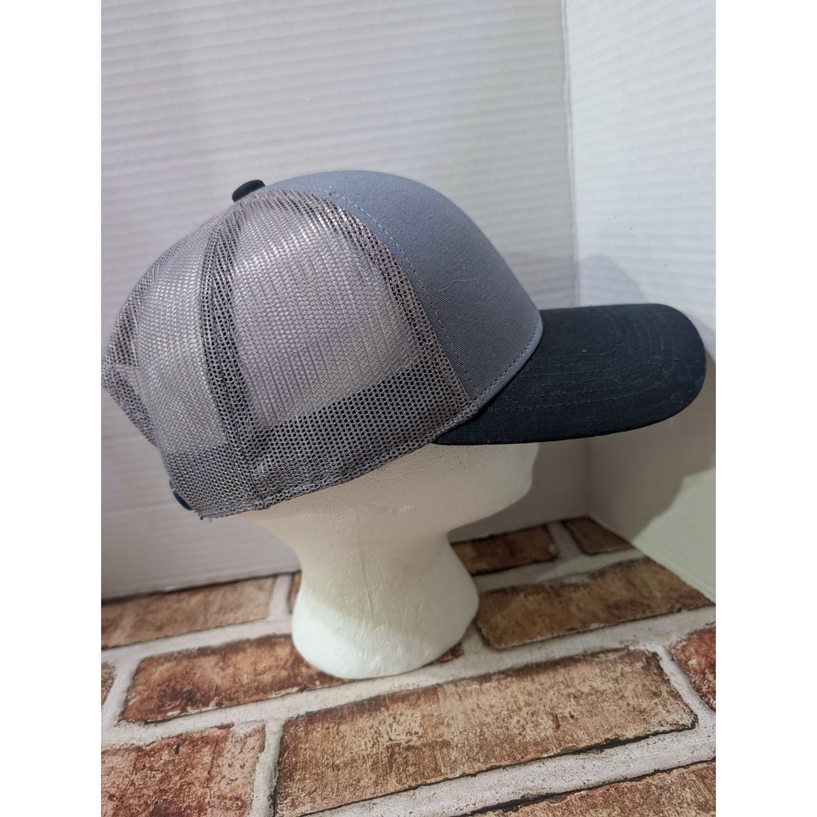 Cabelas Cabela's Ball Cap Hat OSFM Gray Adjustable Mesh Back Snap Size ONE SIZE - 4 Thumbnail