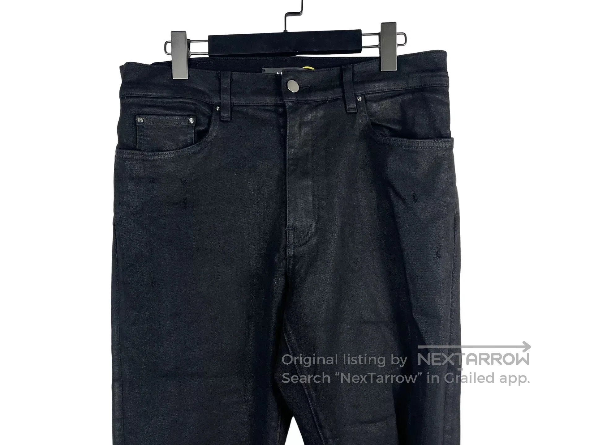 Amiri Amiri Waxed Knee Distressing Jeans. Size US 36 / EU 52 - 3 Thumbnail