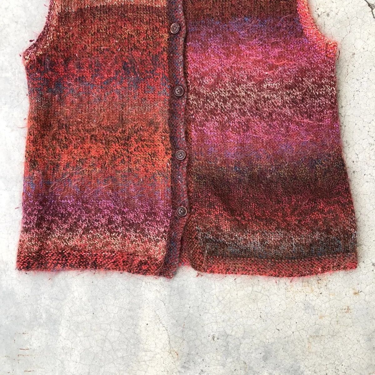 Vintage Very Rare Vest Stripe Fleece Size US S / EU 44-46 / 1 - 4 Thumbnail