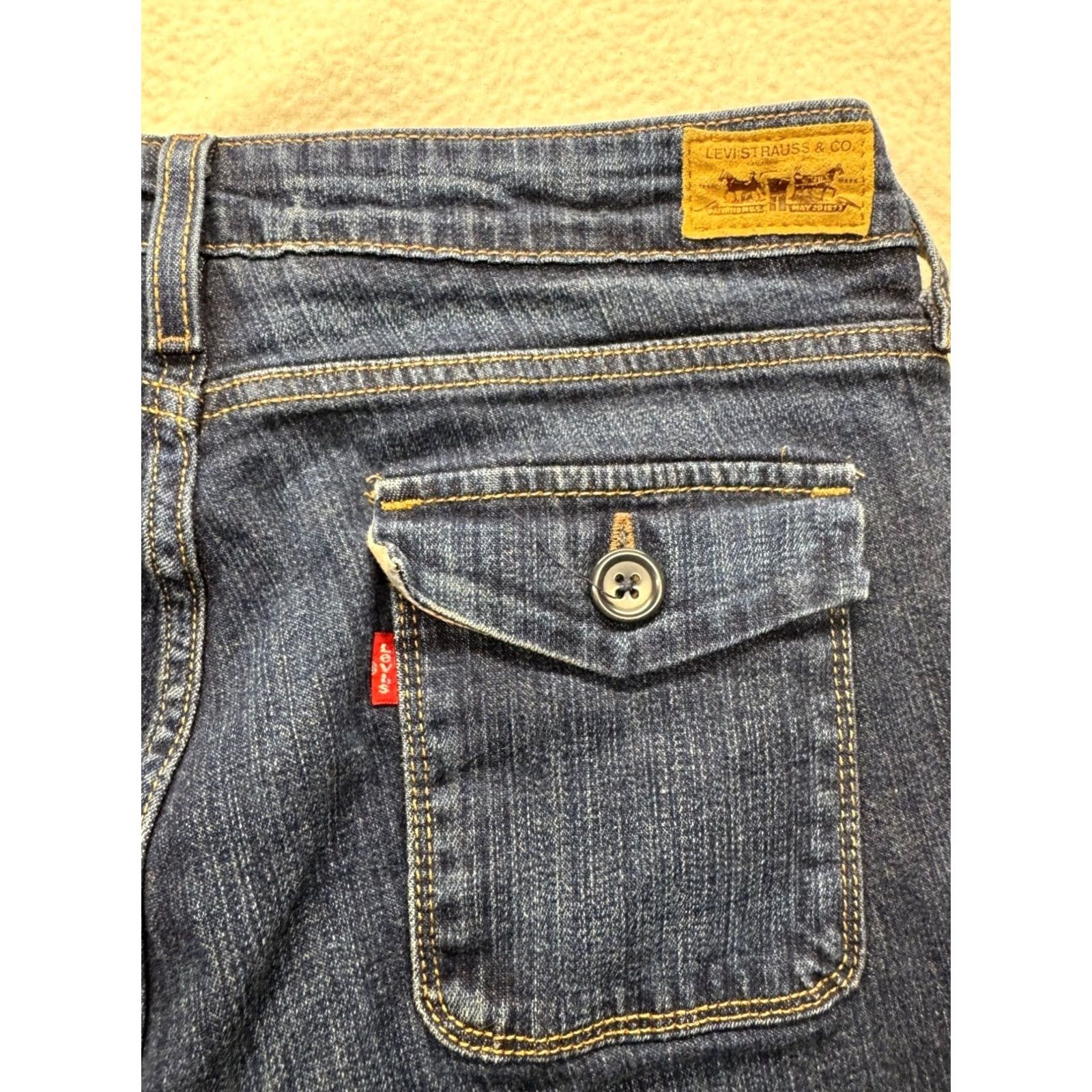 Levi's Levi's 545™ Jeans Dark Wash Denim Size 8 Classic Fit Bootcut Unisex Adults Regular 32" Inseam Mens Womens Boys Girls Size 30" / US 8 / IT 44 - 4 Thumbnail