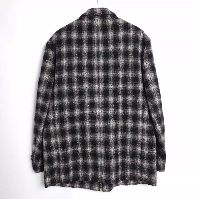Comme des Garcons Comme des Garcons Checked wool zipper coat Size US M / EU 48-50 / 2 - 2 Thumbnail