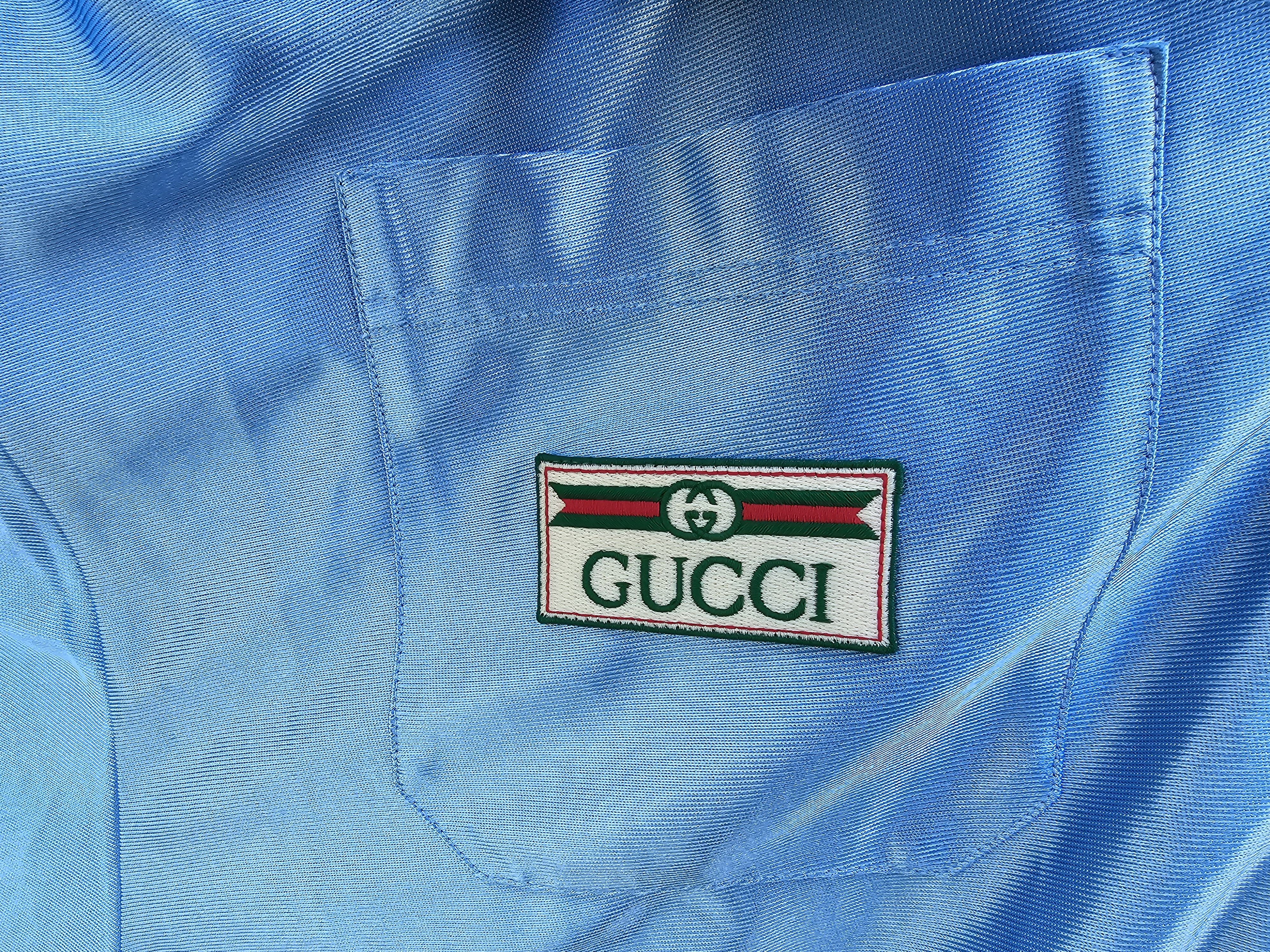 Gucci $1650 GUCCI Web Shiny Striped-Panel Tapered Trousers Pants Size US 34 / EU 50 - 11 Thumbnail