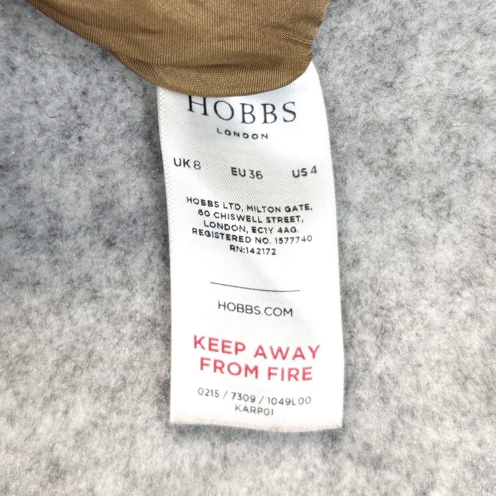 Vintage Hobbs Check Wool Skirt UK 8 Brown Red Women’s Lined Wool Pencil Above Knee Dress Workwear Casual Formal Vgc Size 30" / US 8 / IT 44 - 6 Thumbnail