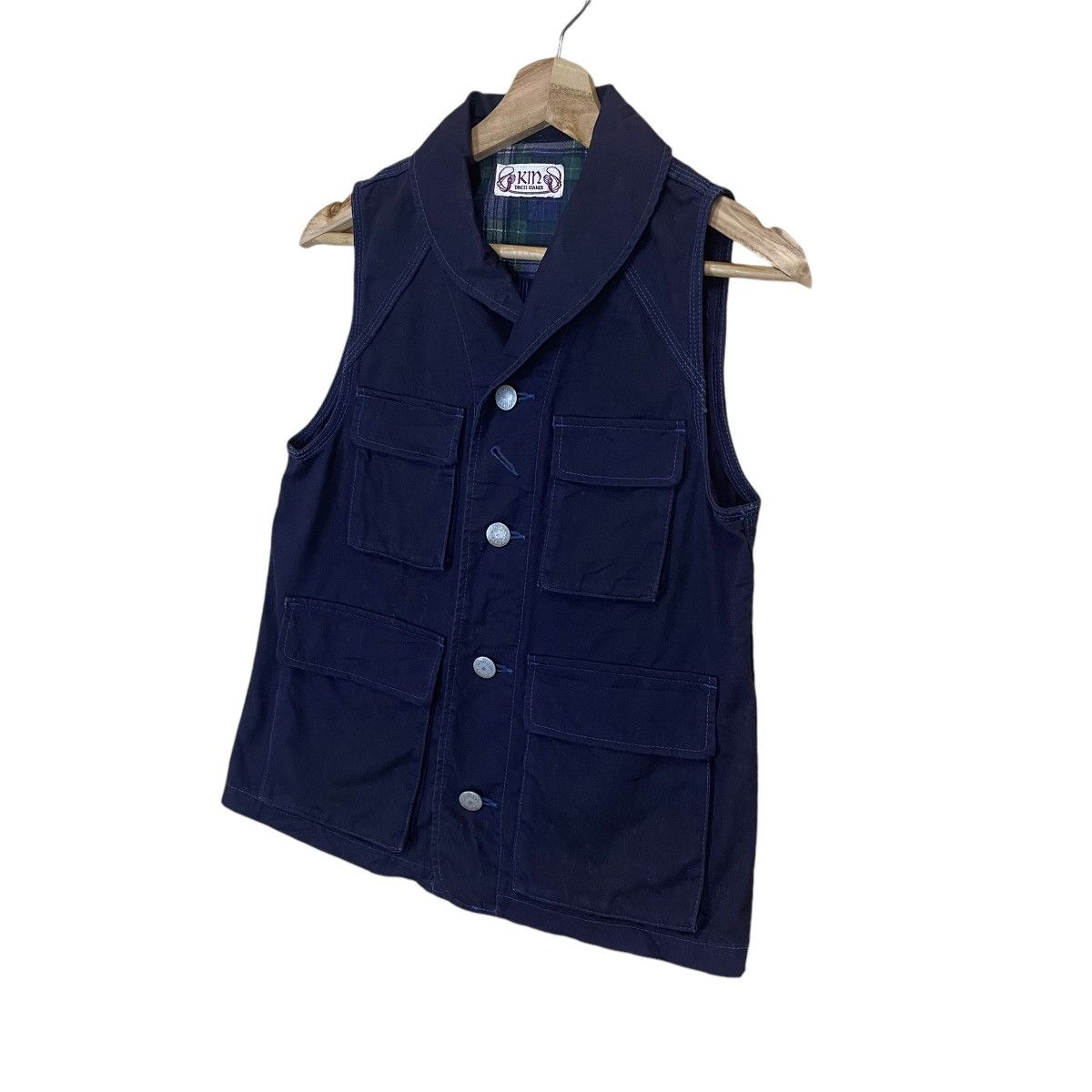 Japanese Brand King Dress Coaker Button Vest Jacket Size US S / EU 44-46 / 1 - 3 Thumbnail