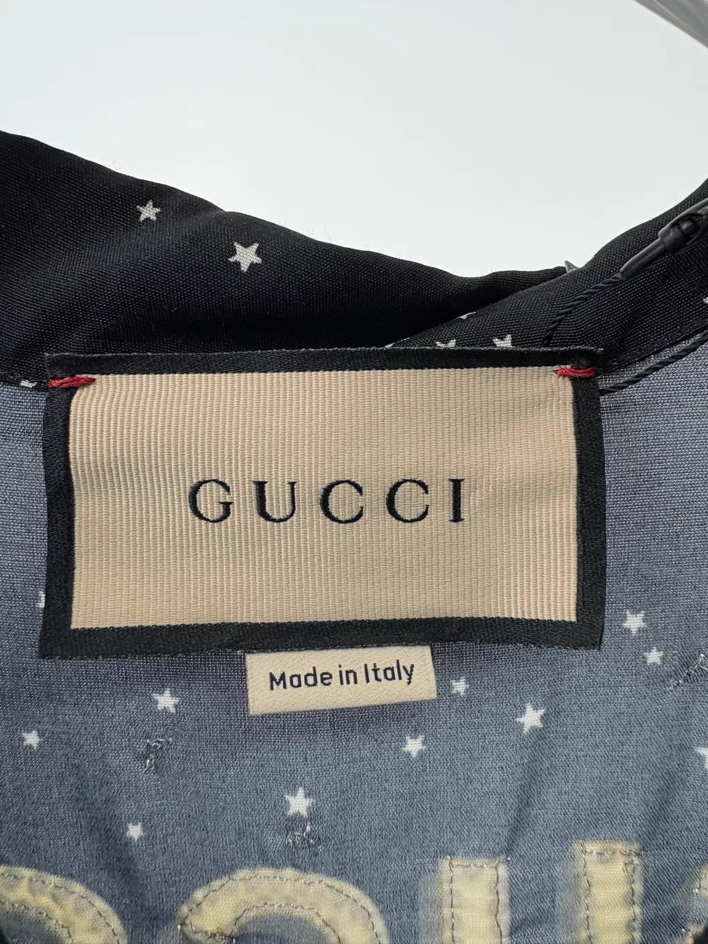 Gucci GUCCI Beaded Logo Back Short Sleeve Shirt Size US M / EU 48-50 / 2 - 5 Thumbnail