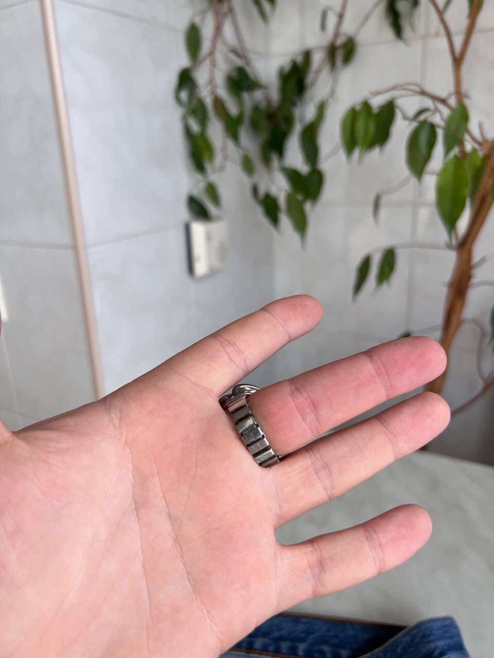Japanese Brand × Vintage Vintage Japanese style futuristic Watch Chrome Ring Crystal Size ONE SIZE - 7 Thumbnail