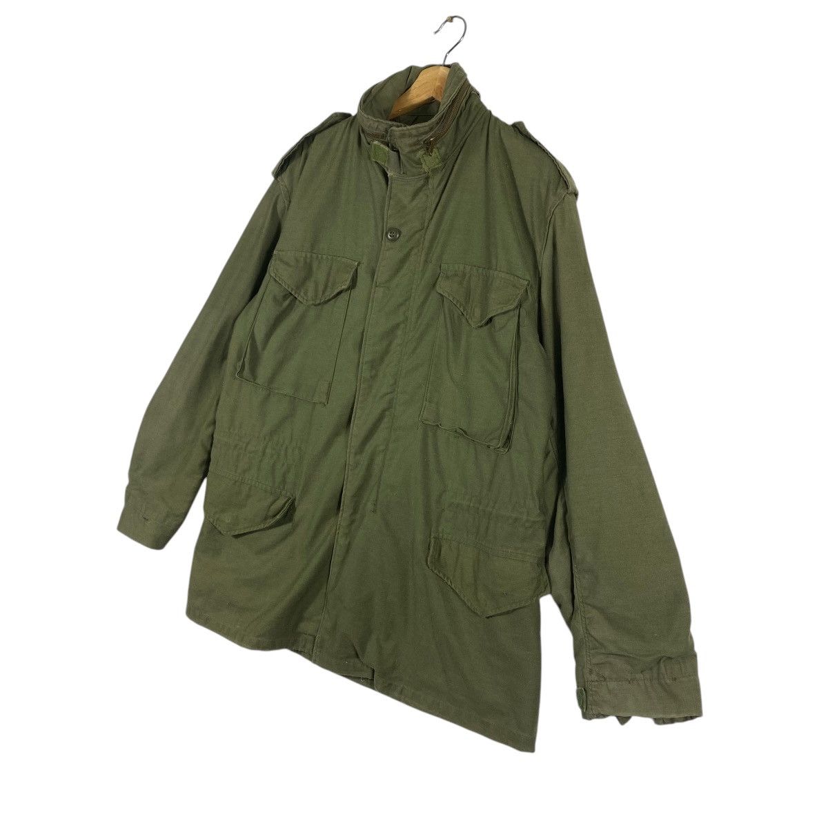 Alpha Industries × Vintage Vintage Alpha Industries Olive Military M65 OG-107 Field Size US M / EU 48-50 / 2 - 2 Thumbnail
