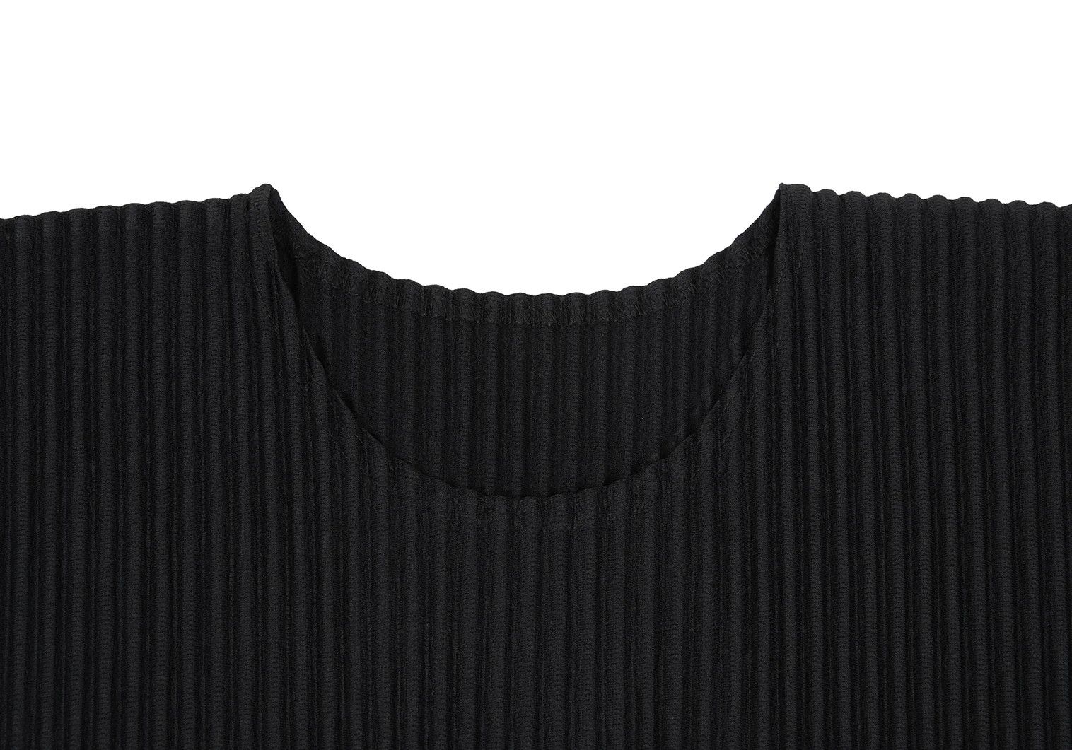 Issey Miyake Pleated Cutsew Top in Black Size 4 Size US XL / EU 56 / 4 - 2 Thumbnail
