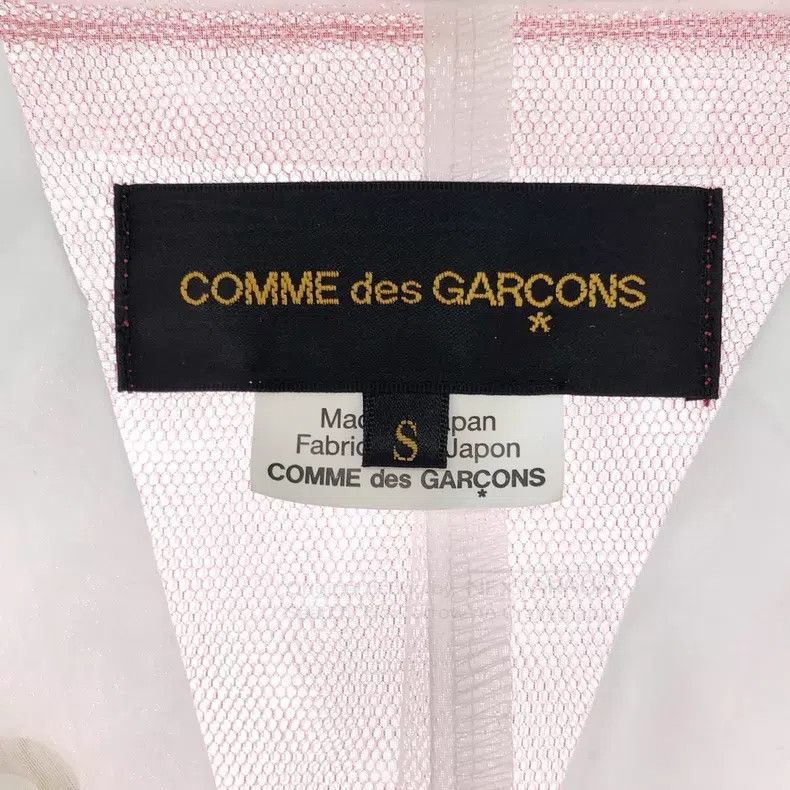 Comme des Garcons Comme Des Garcons Red Tinted Net Layered Top Size S / US 4 / IT 40 - 6 Thumbnail