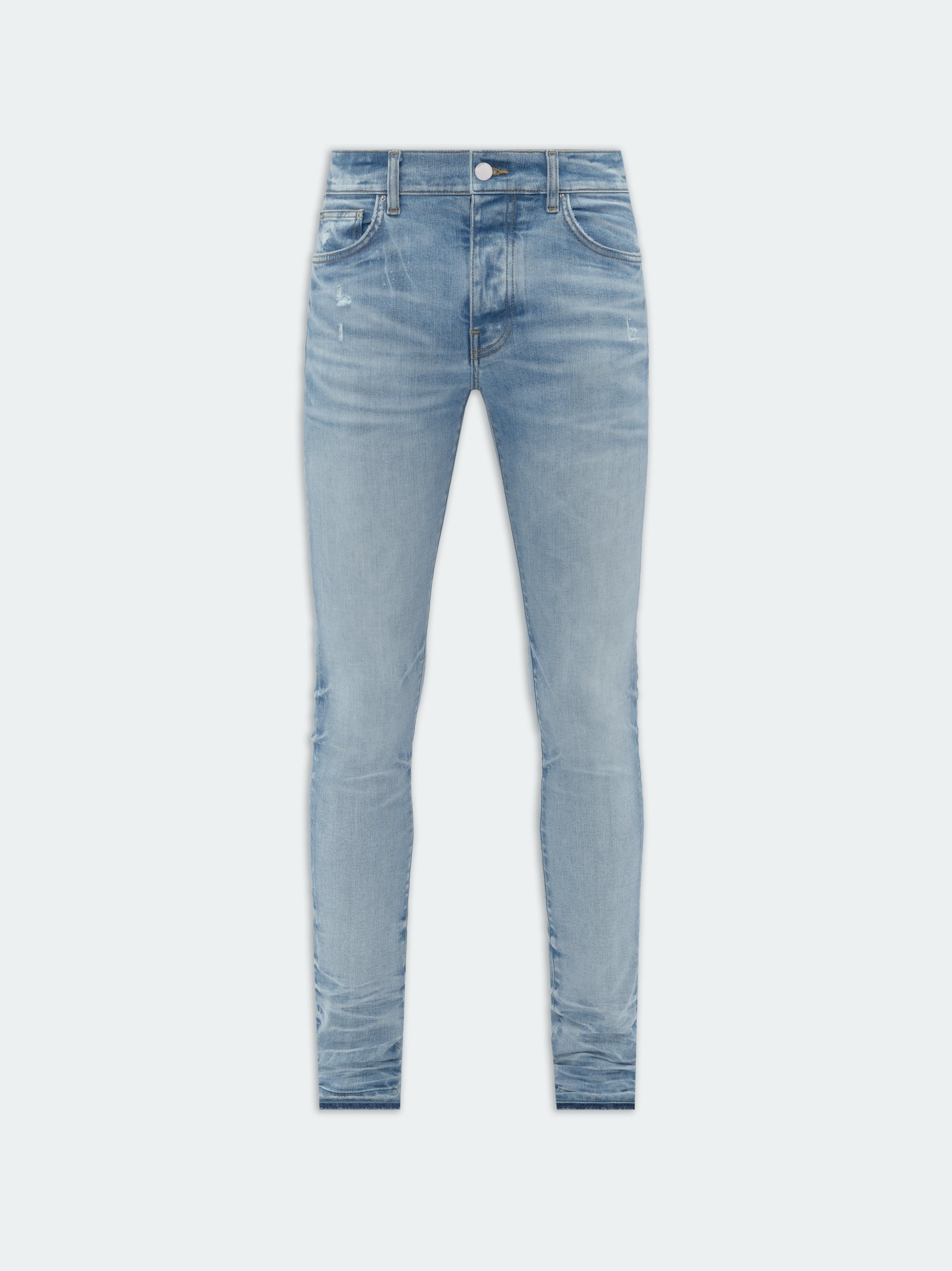 Amiri o1mle0925 Stack Jeans in Blue Size US 30 / EU 46 - 1 Thumbnail