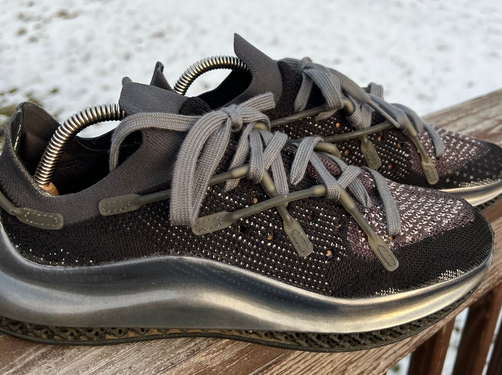 Adidas Adidas 4D Fusio Men's Carbon Black/Silver Metallic size 8.5M Size US 8.5 / EU 41-42 - 5 Thumbnail