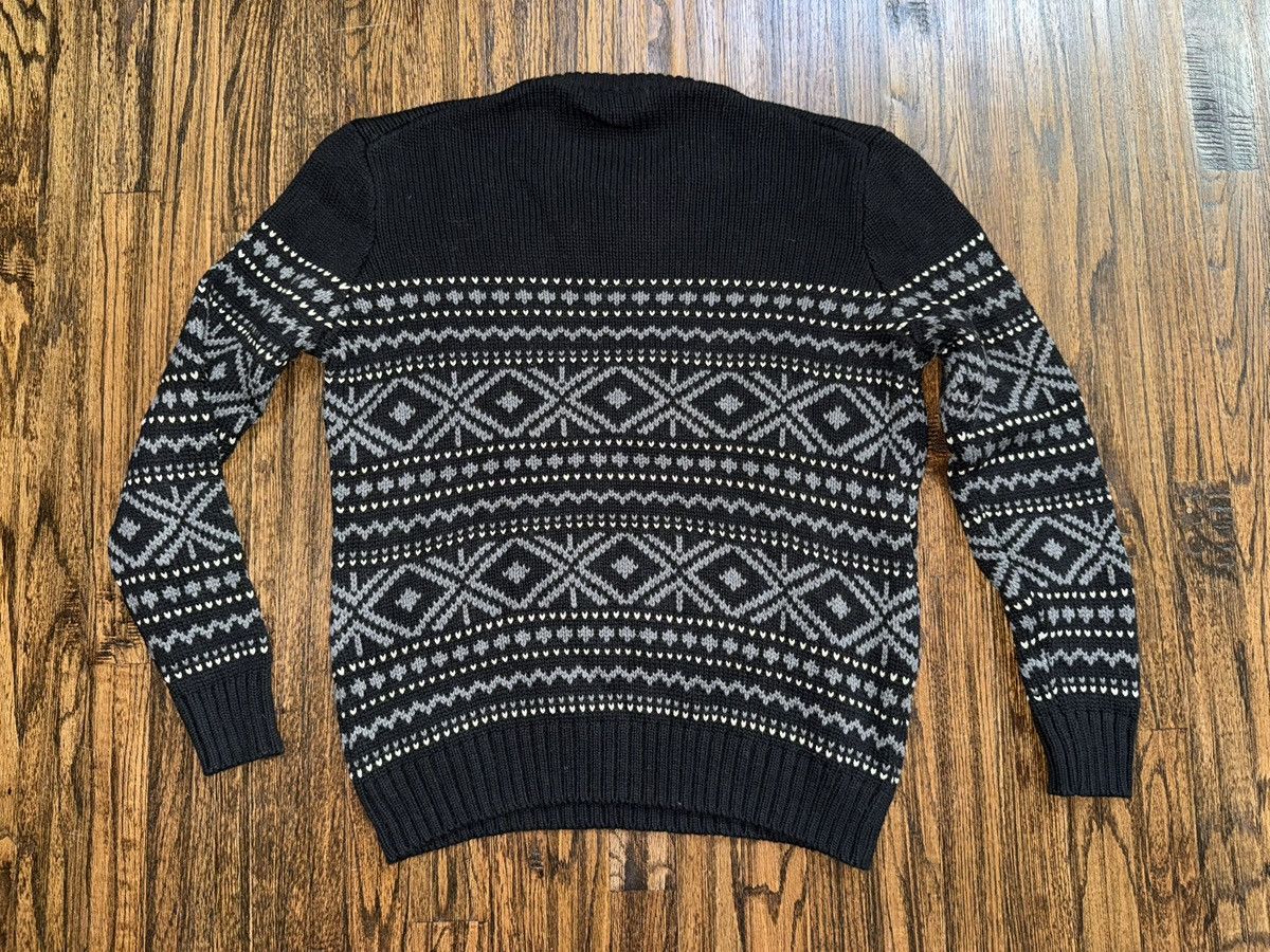 Banana Republic Banana Republic Italian Yarn Black Knit Sweater Sz Large Size US L / EU 52-54 / 3 - 3 Thumbnail