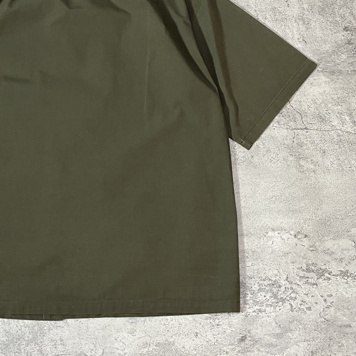 monkey time Monkey Time Relax Double Pocket Open Collar Shirt - Olive Size US M / EU 48-50 / 2 - 7 Thumbnail