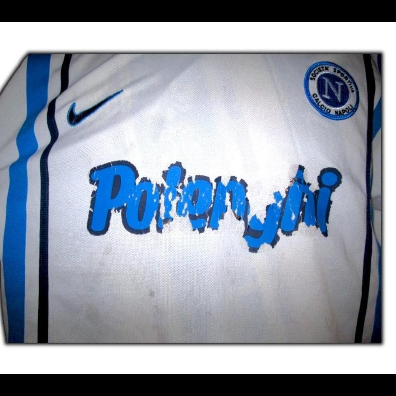 Nike SSC Napoli 1997 1998 Away Shirt Jersey trikot Maglia ma Size US L / EU 52-54 / 3 - 2 Thumbnail