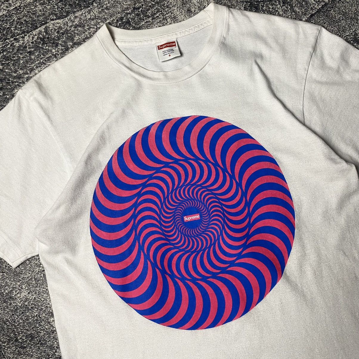 Spitfire × Supreme ❌SOLD OUT ❌ Supreme X Spitfire Swirl White Tee. Size US S / EU 44-46 / 1 - 3 Thumbnail