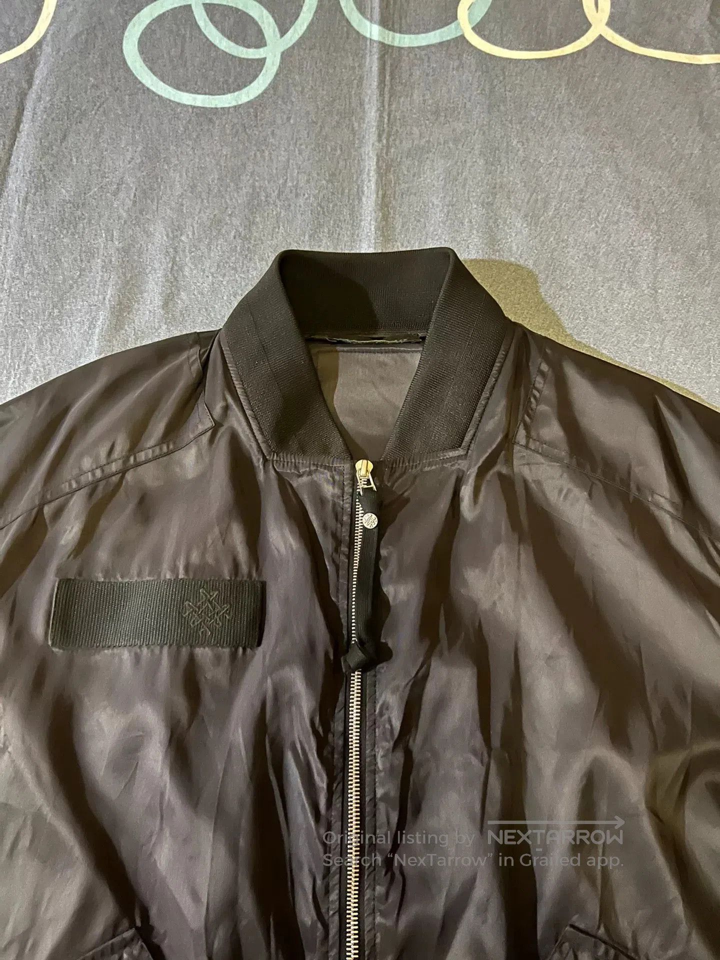 MR & MRS ITALY mr&mrs bomber aviation jacket in deep green. Size US L / EU 52-54 / 3 - 2 Thumbnail