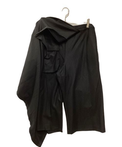 Yohji Yamamoto RAGNE KIKAS for Yohji Yamamoto wrap wide cropped pants Size US 30 / EU 46 - 3 Thumbnail