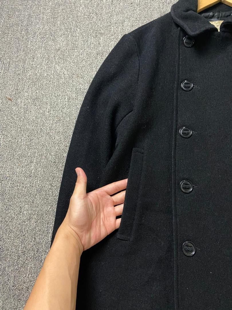 Final Home Final Home Double Breasted Wool Blend Peacoat (201) Size US XS / EU 42 / 0 - 11 Thumbnail