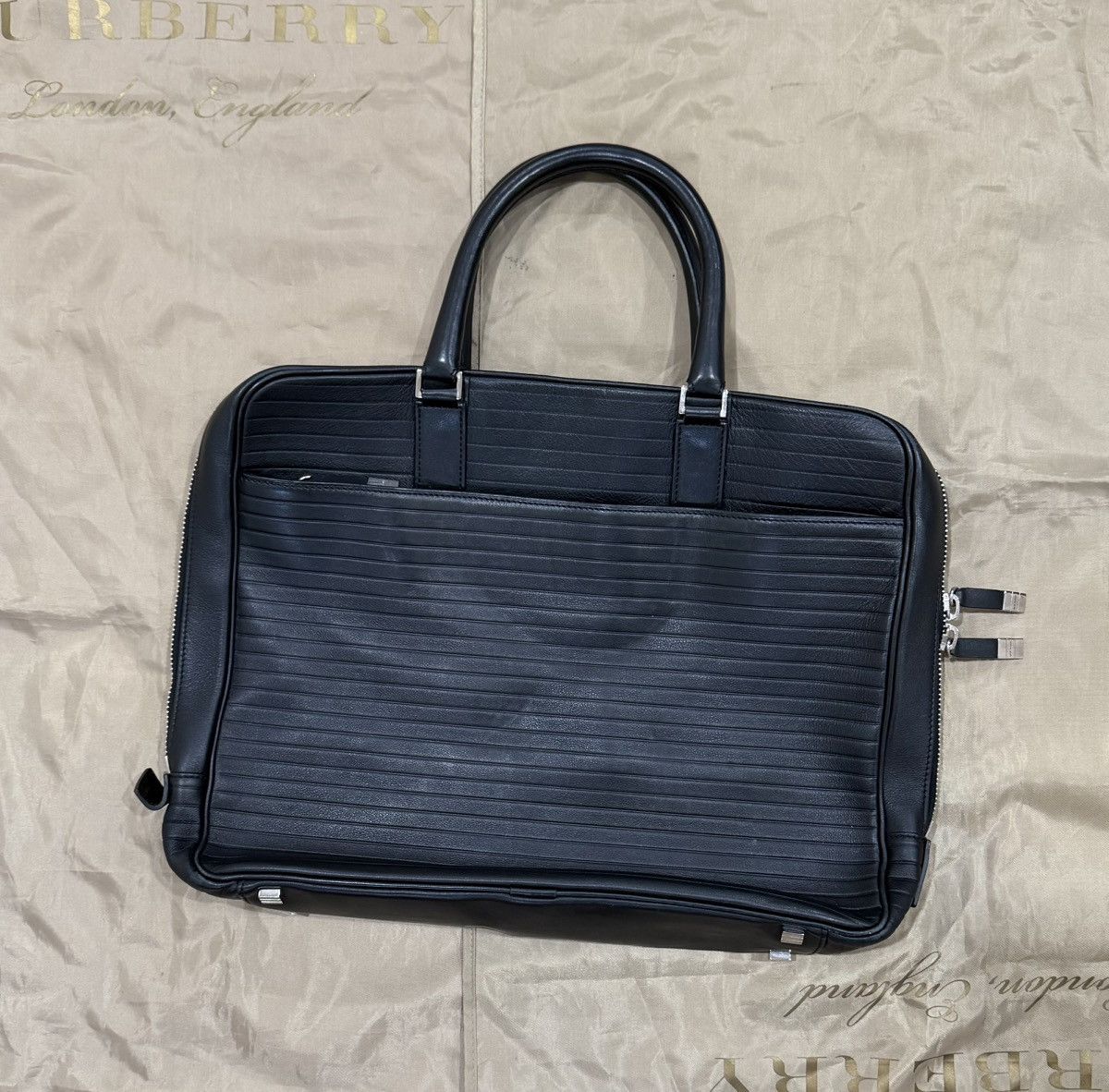 Dior × Hedi Slimane Dior Homme AW05 Hedi Era Black Drum Duffel Bag
