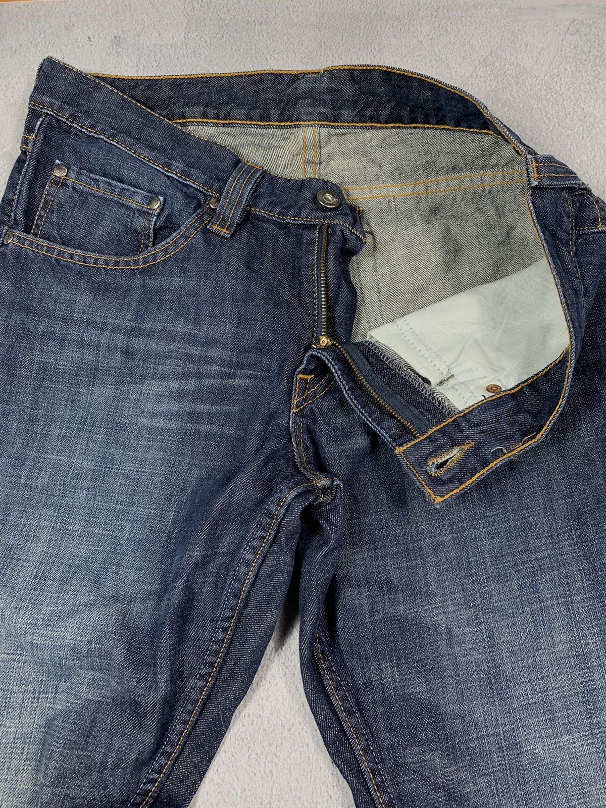Japanese Brand × Vintage Vintage Y2KJapanese Straight denim jeans faded style size 32 Size US 32 / EU 48 - 6 Thumbnail