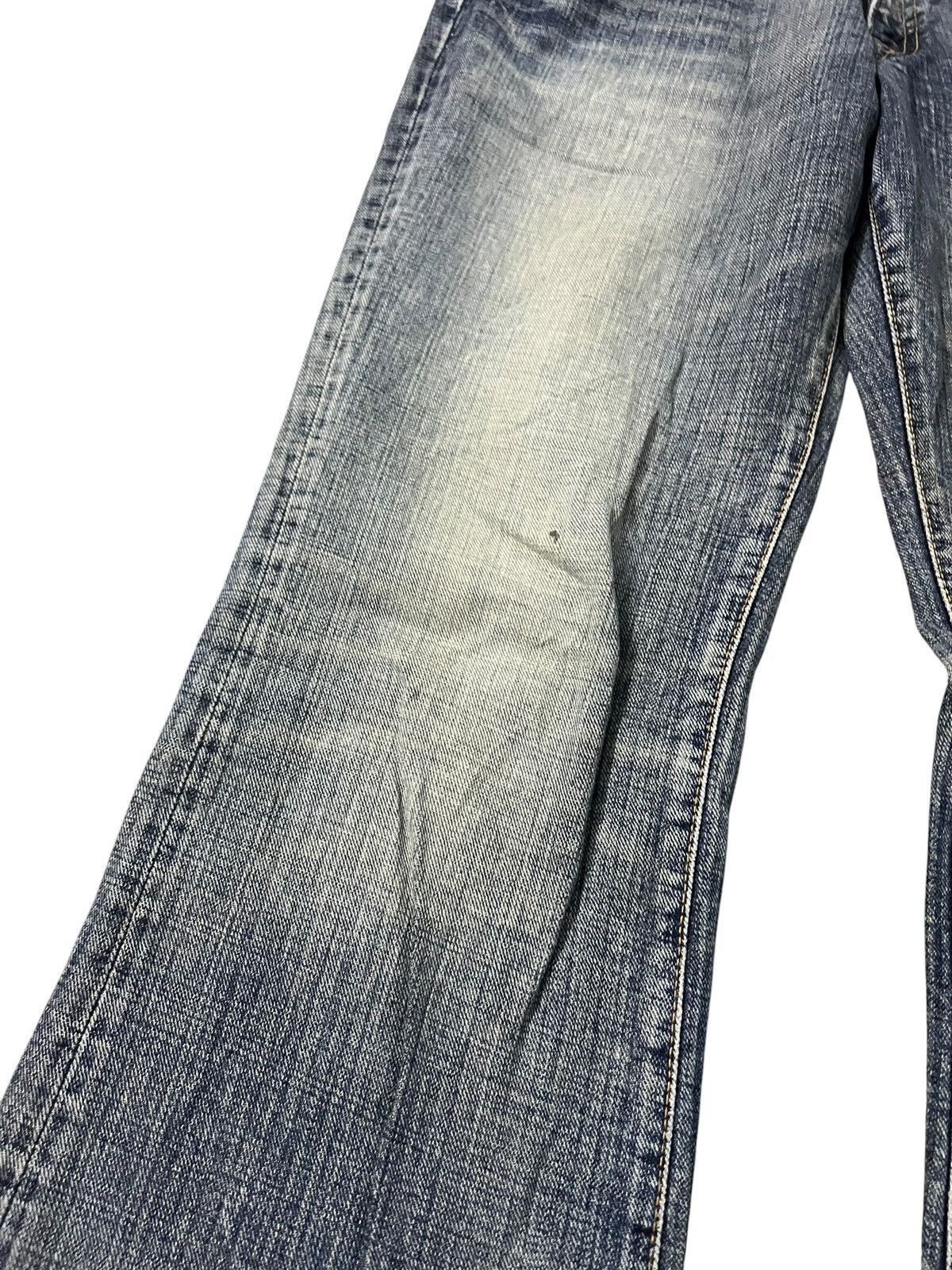 Japanese Brand Bootcut GL Heart Mud Wash Jean Size US 34 / EU 50 - 4 Thumbnail