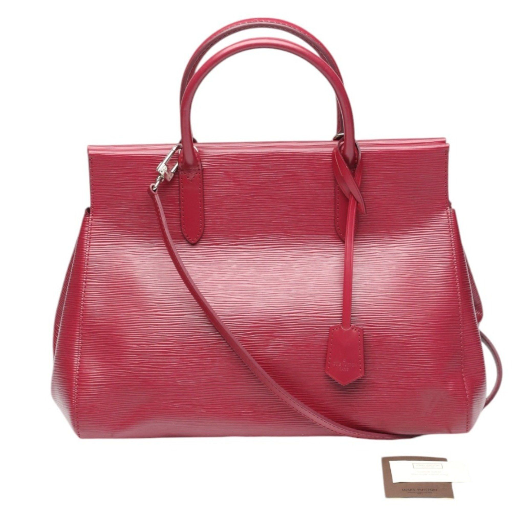 Louis Vuitton Louis Vuitton Handbag 2way Bag Epi Marly MM Leather M94615 Fuchsia LV Size ONE SIZE - 1 Thumbnail