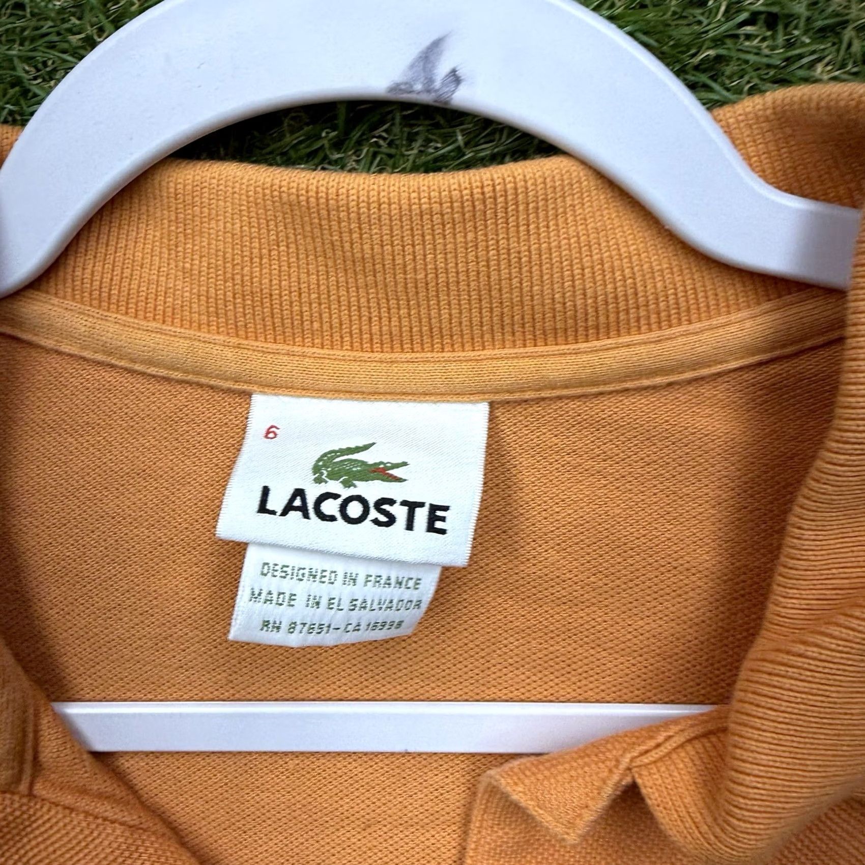 Lacoste Lacoste Polo Shirt Mens Size 6 Orange Short Sleeve Golf Breathable Logo Classic Size US S / EU 44-46 / 1 - 3 Thumbnail