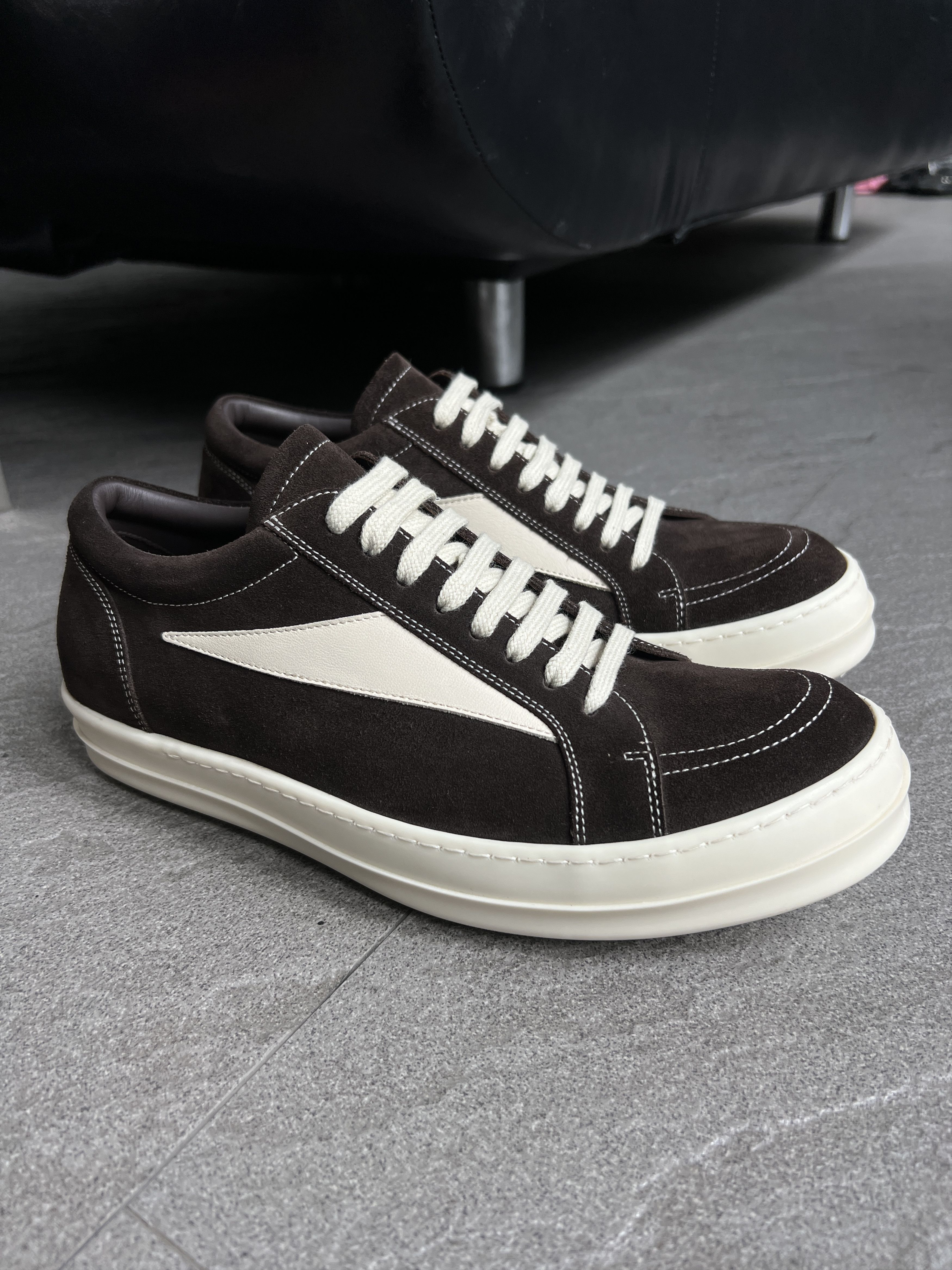 Rick Owens Rick Owens Vans Sneaks Mahogany Milk EU42 New Size US 9 / EU 42 - 2 Thumbnail