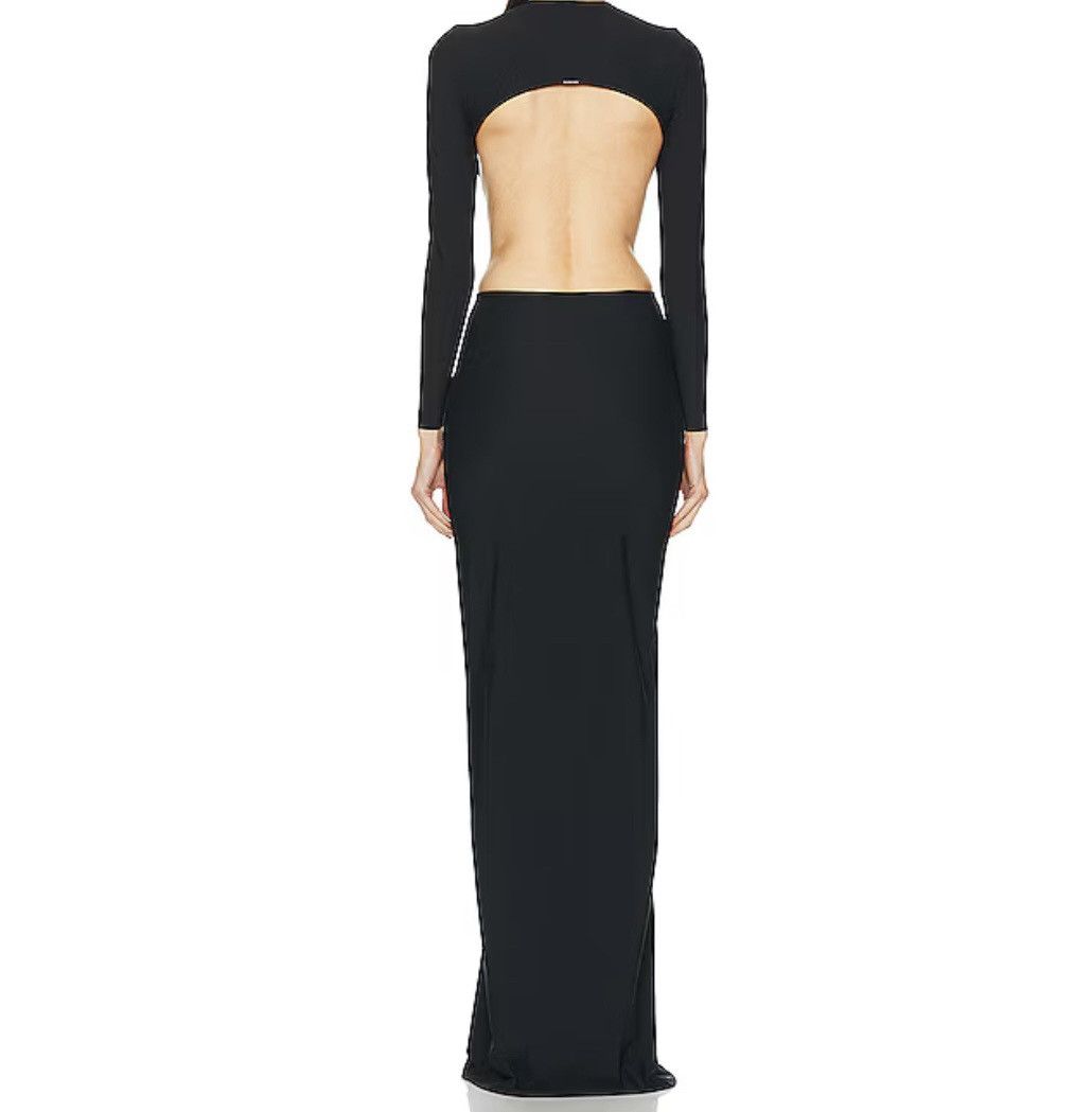 Balenciaga Black lightweight jersey cut-out maxi dress Size XXS / US 00 / IT 34 - 1 Thumbnail