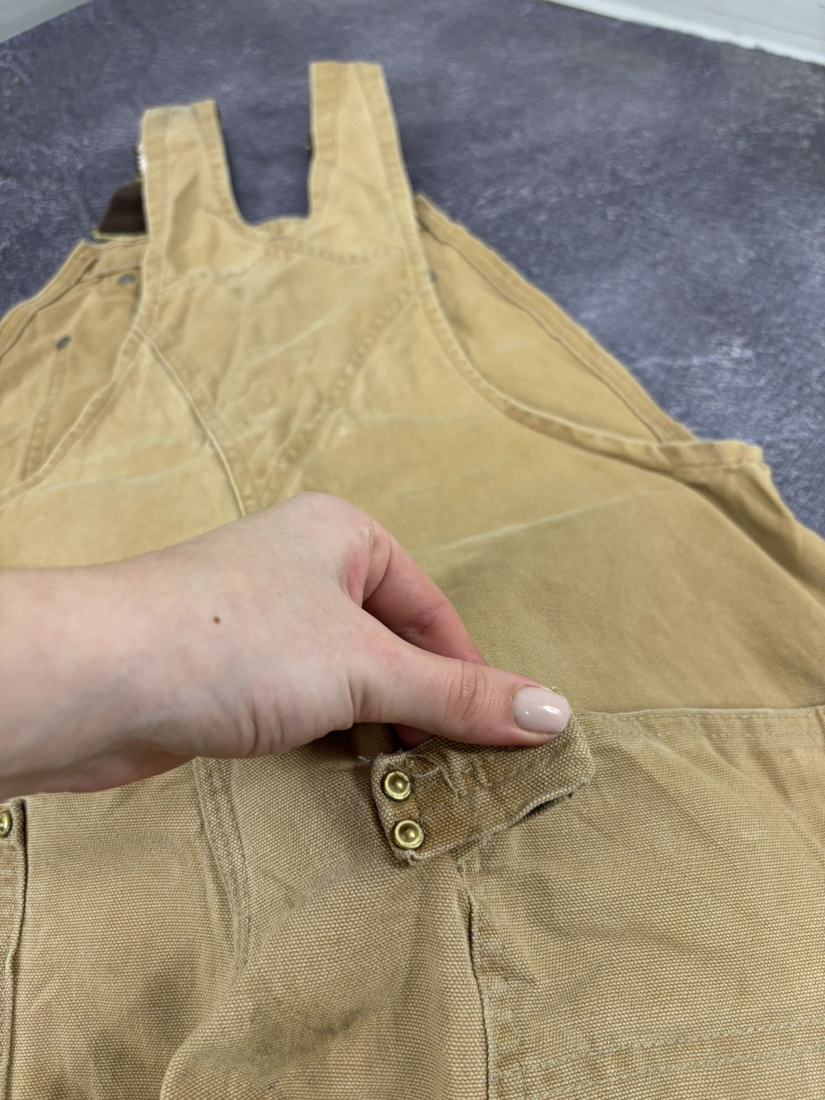 Carhartt Vintage Carhartt Double Knee USA 90s Hype Dad Work Overall Size US 38 / EU 54 - 16 Thumbnail