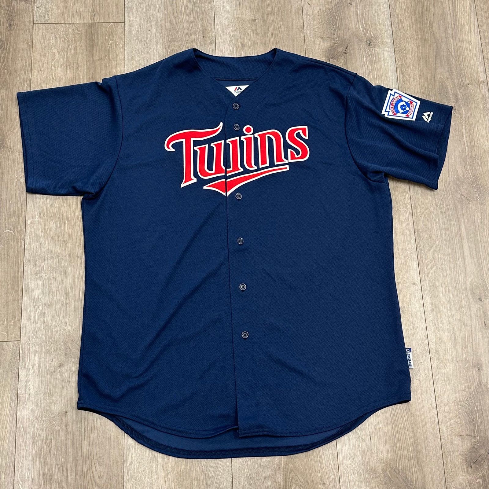 Majestic Minnesota Twins Majestic Cool Base team jersey navy size XL Size US XL / EU 56 / 4 - 1 Thumbnail